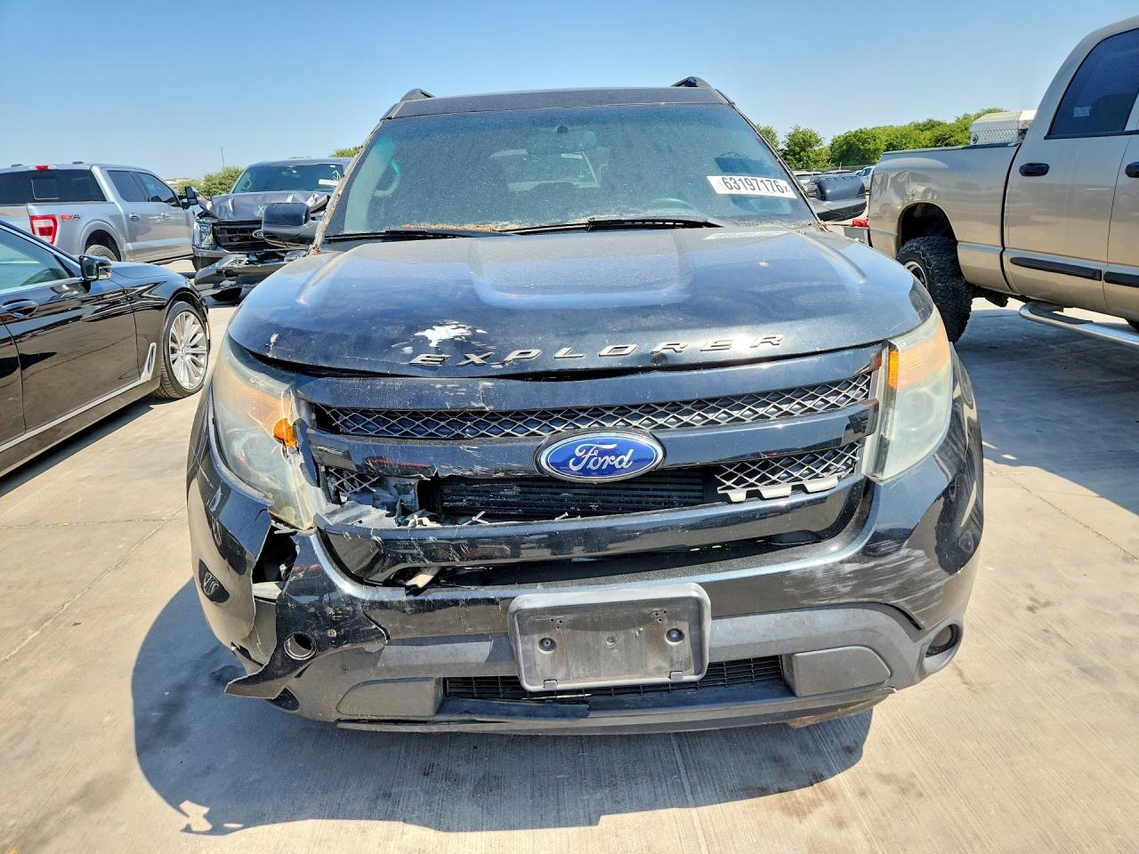 2014 Ford Explorer Sport Black vin: 1FM5K8GT9EGC22531