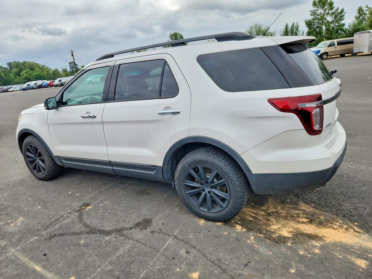 2014 Ford Explorer Sport White vin: 1FM5K8GT9EGC23789