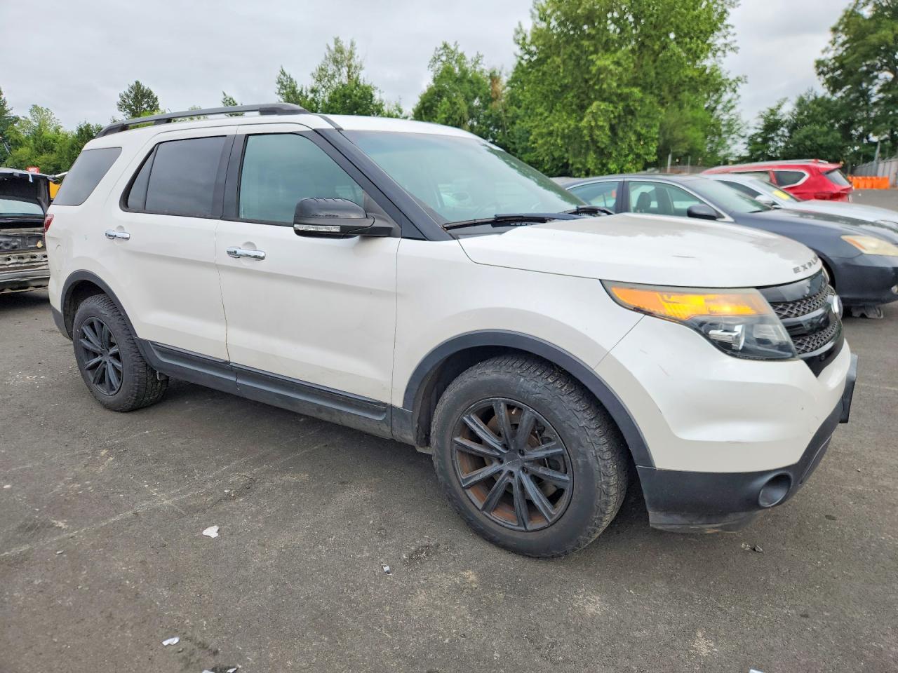 2014 Ford Explorer Sport White vin: 1FM5K8GT9EGC23789