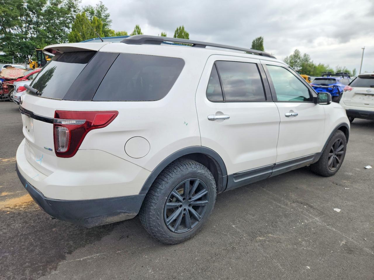 2014 Ford Explorer Sport White vin: 1FM5K8GT9EGC23789
