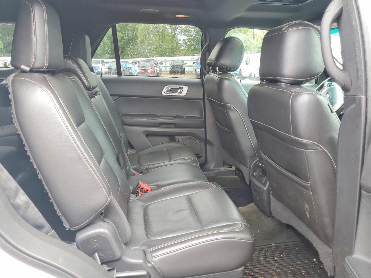 2014 Ford Explorer Sport White vin: 1FM5K8GT9EGC23789