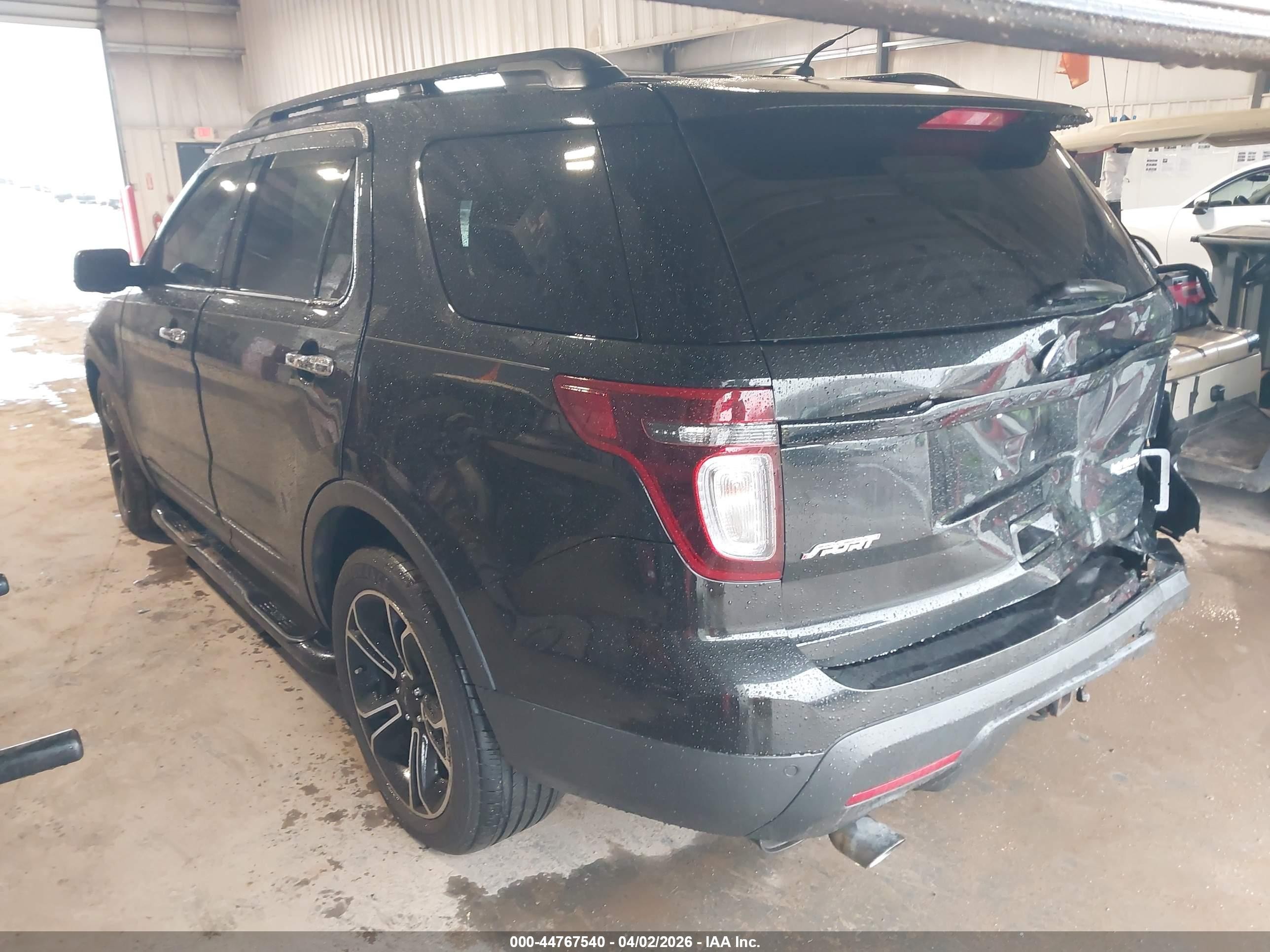 2014 Ford Explorer Sport Black vin: 1FM5K8GT9EGC33609