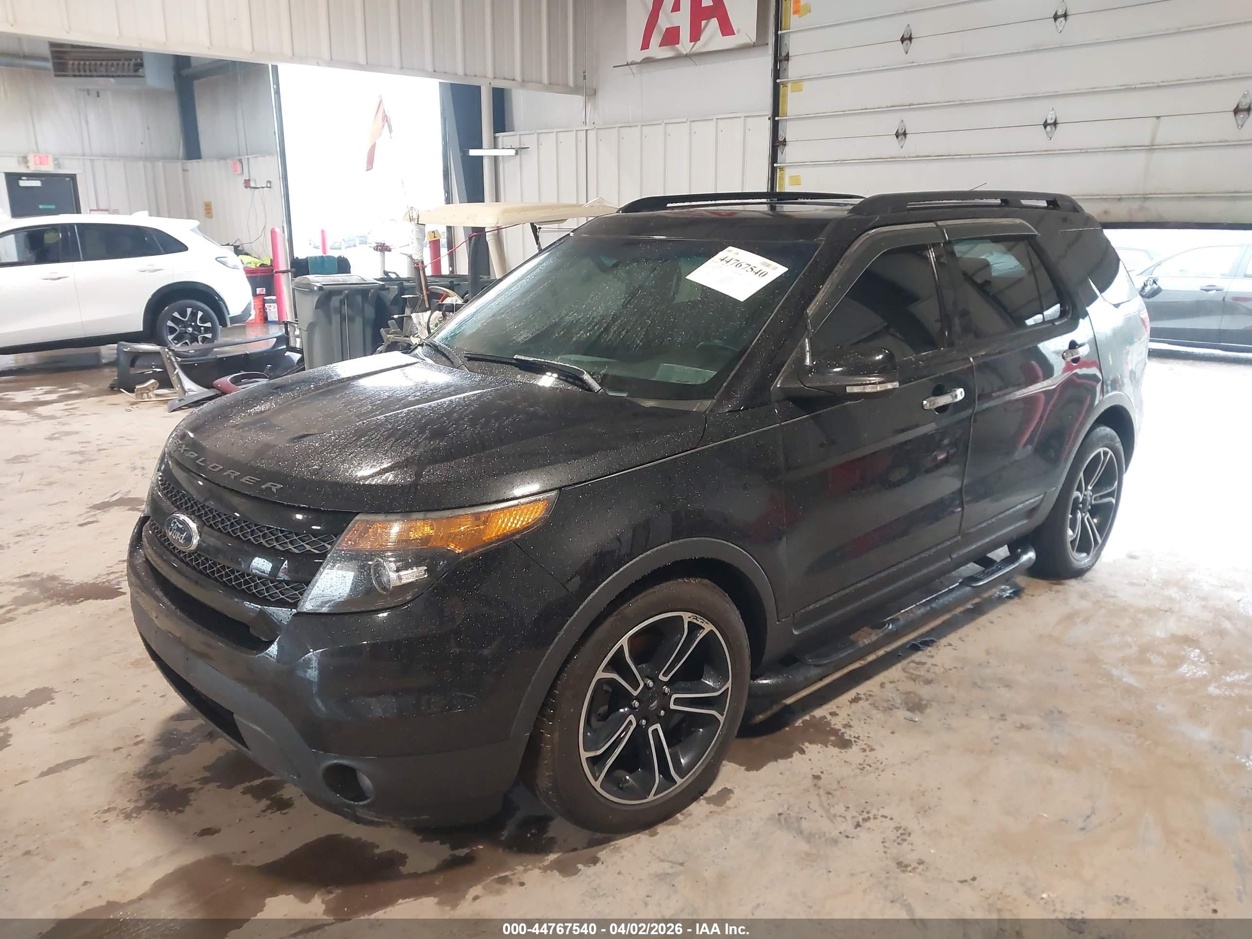 2014 Ford Explorer Sport Black vin: 1FM5K8GT9EGC33609