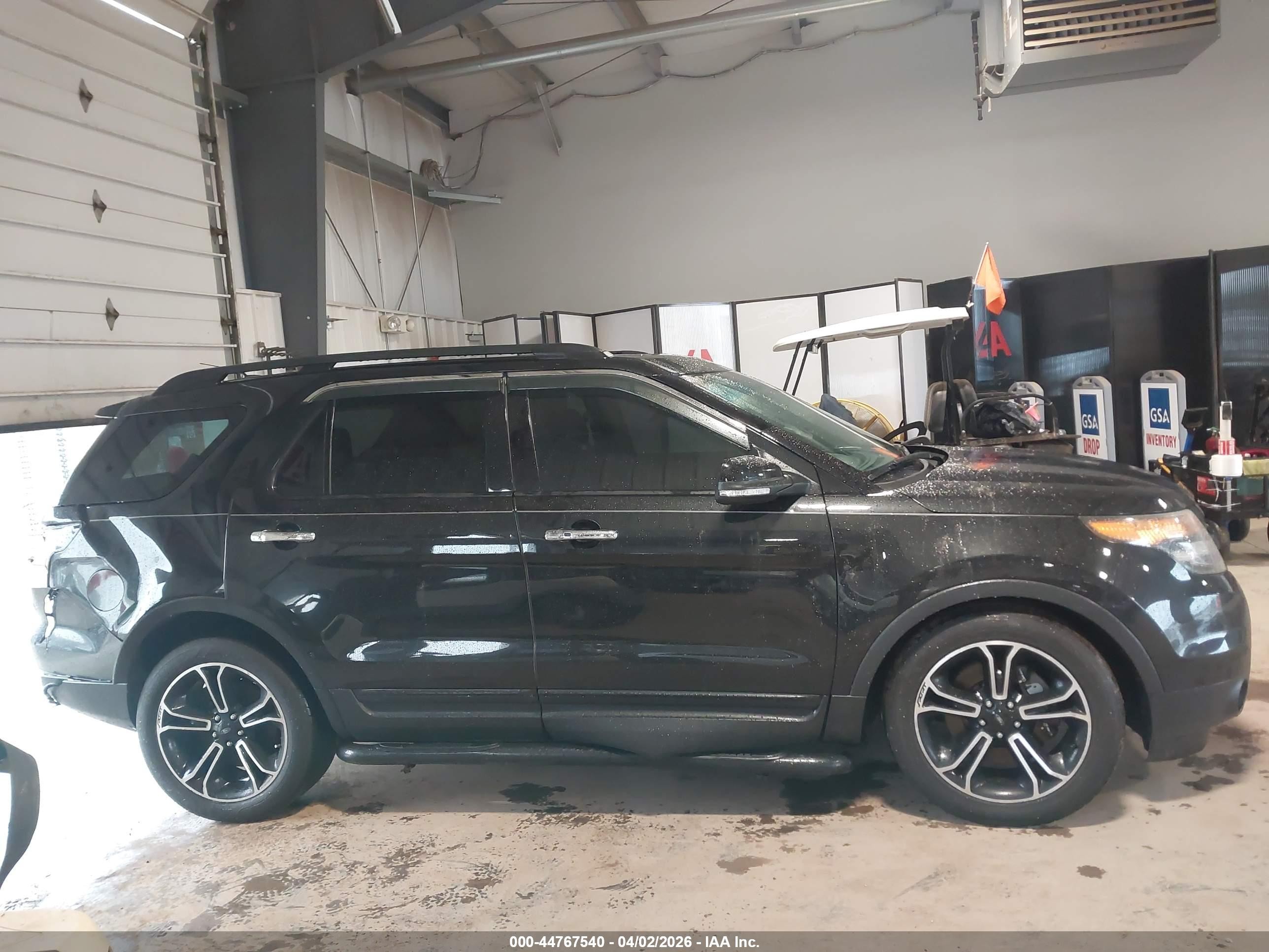 2014 Ford Explorer Sport Black vin: 1FM5K8GT9EGC33609