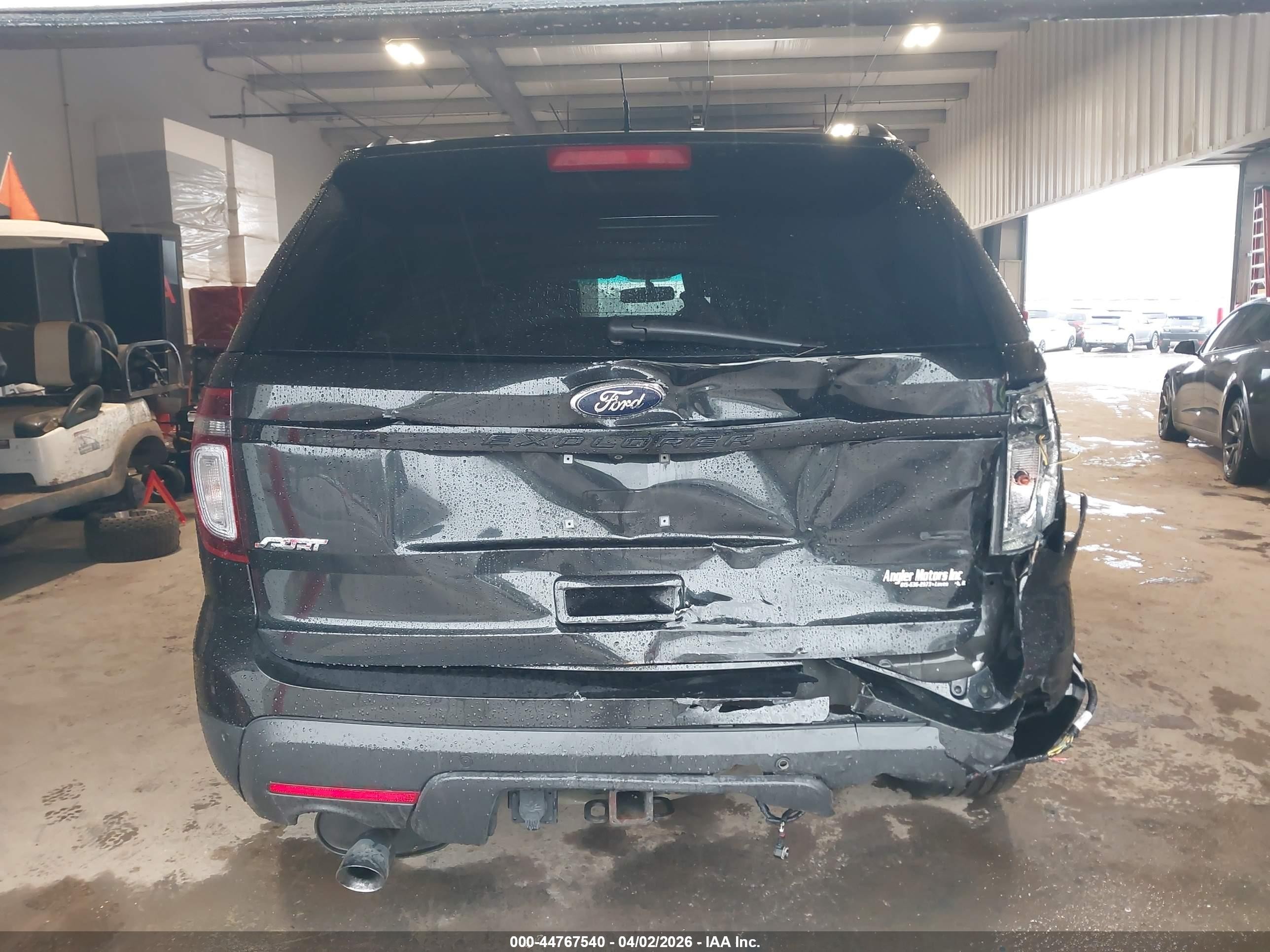 2014 Ford Explorer Sport Black vin: 1FM5K8GT9EGC33609