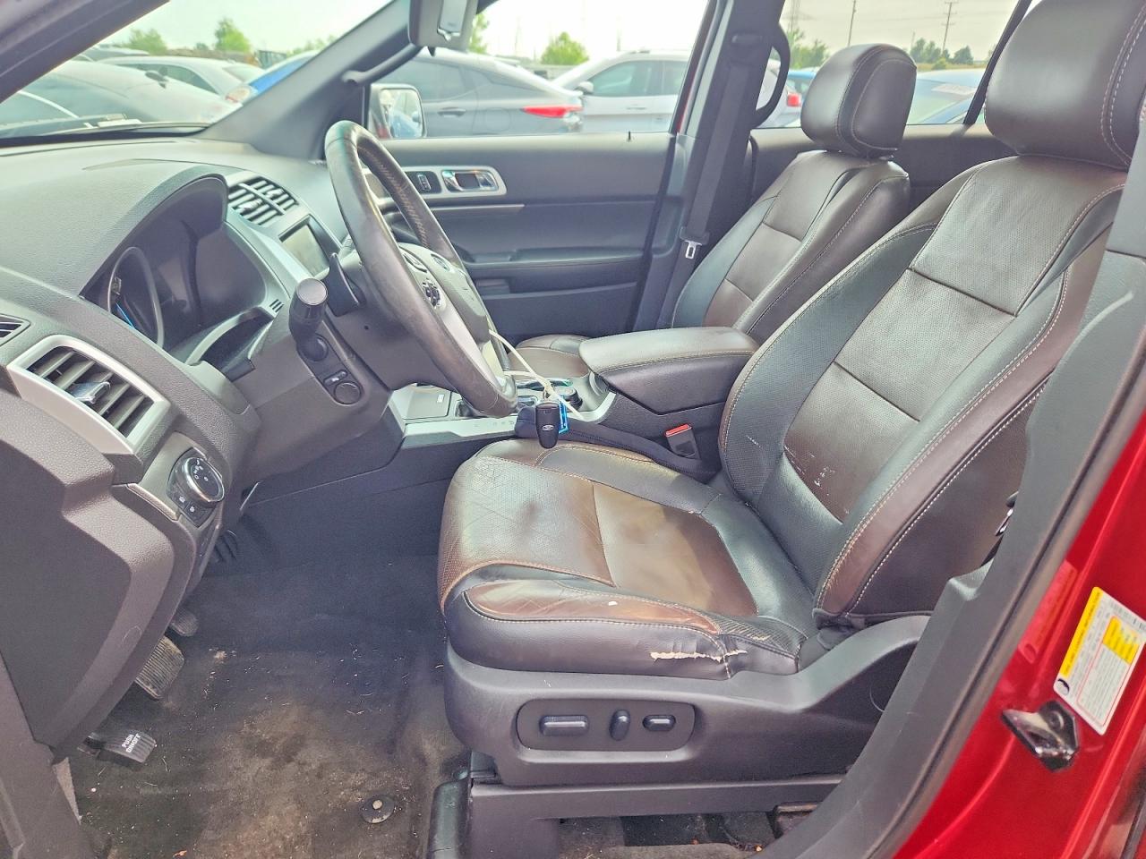 2015 Ford Explorer Sport Red vin: 1FM5K8GT9FGA75631
