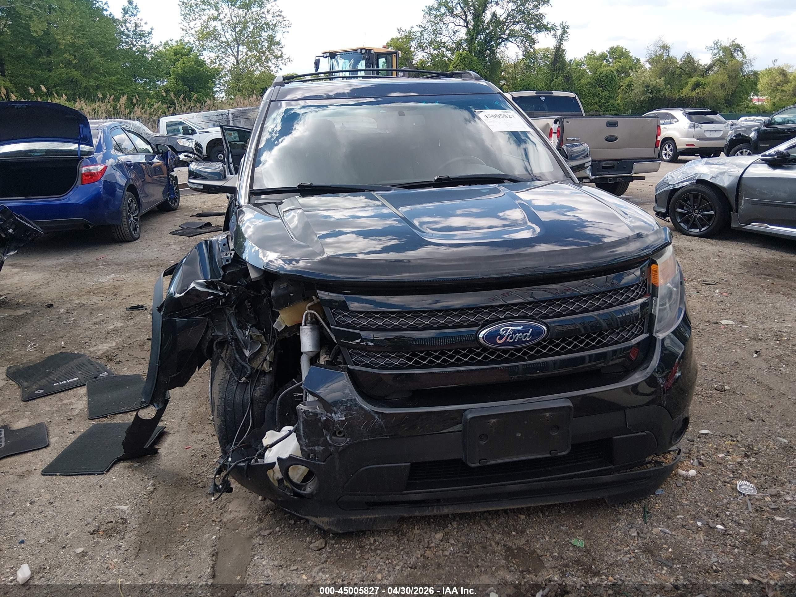 2015 Ford Explorer Sport Black vin: 1FM5K8GT9FGC02829