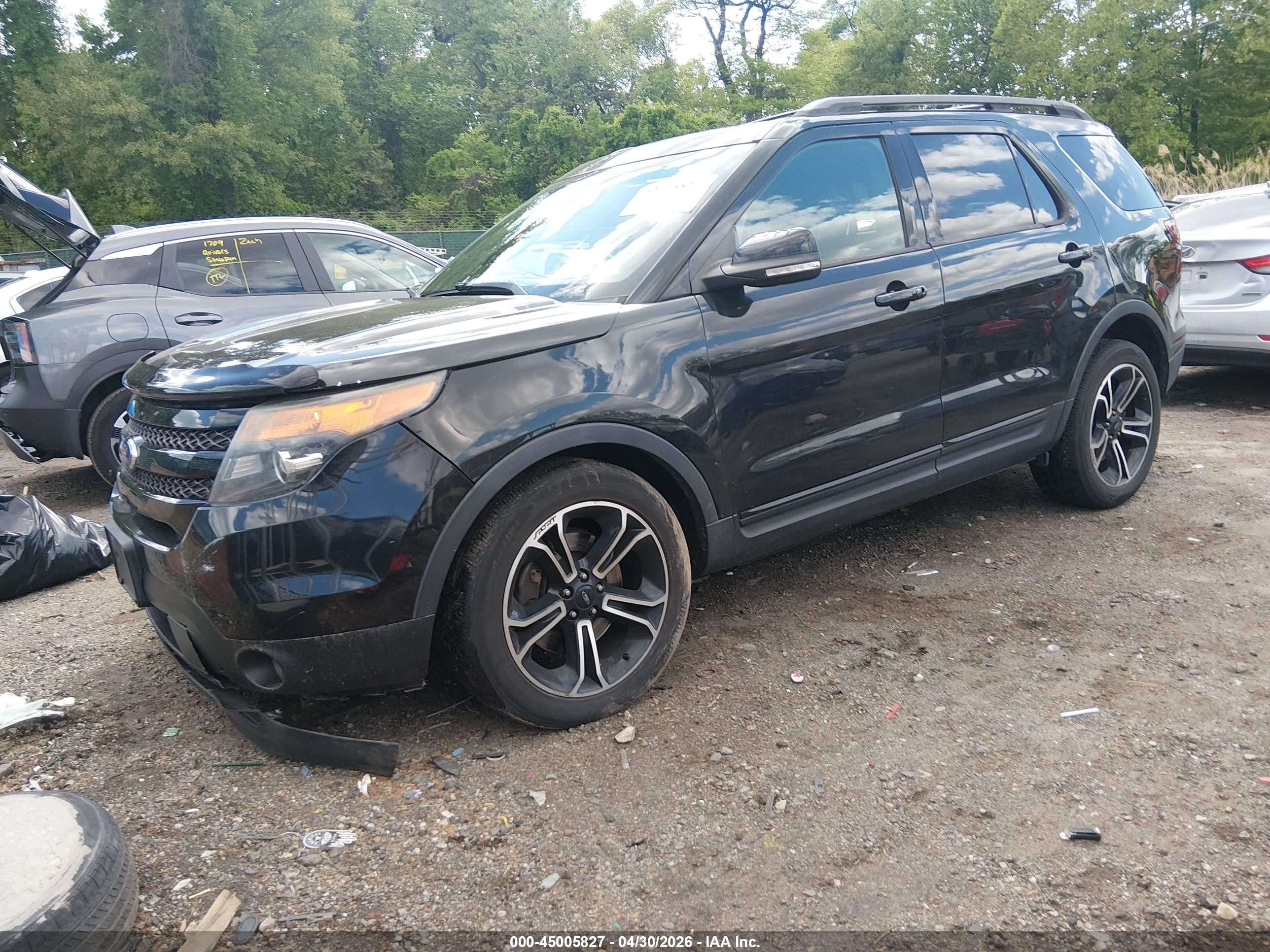2015 Ford Explorer Sport Black vin: 1FM5K8GT9FGC02829
