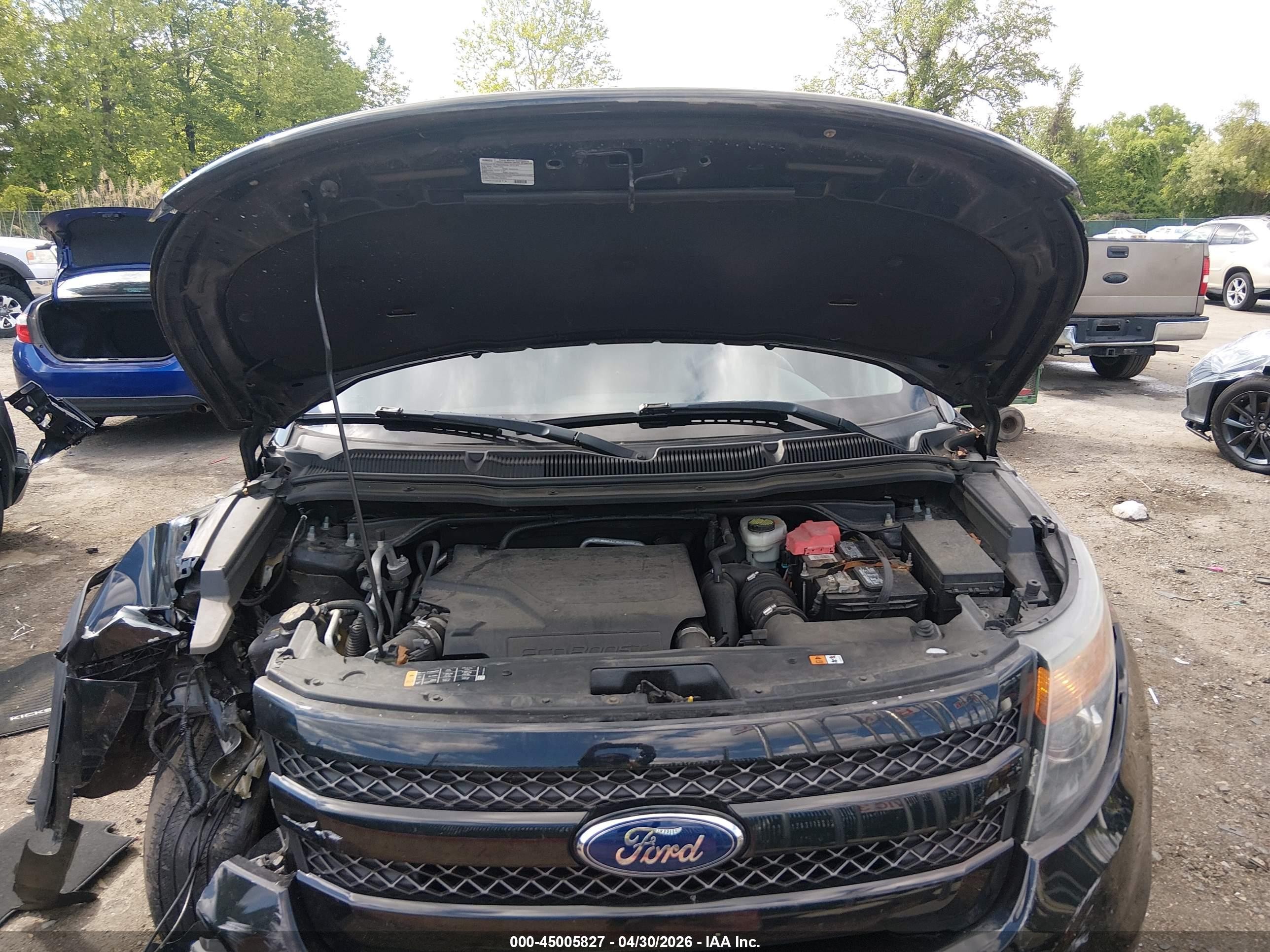 2015 Ford Explorer Sport Black vin: 1FM5K8GT9FGC02829