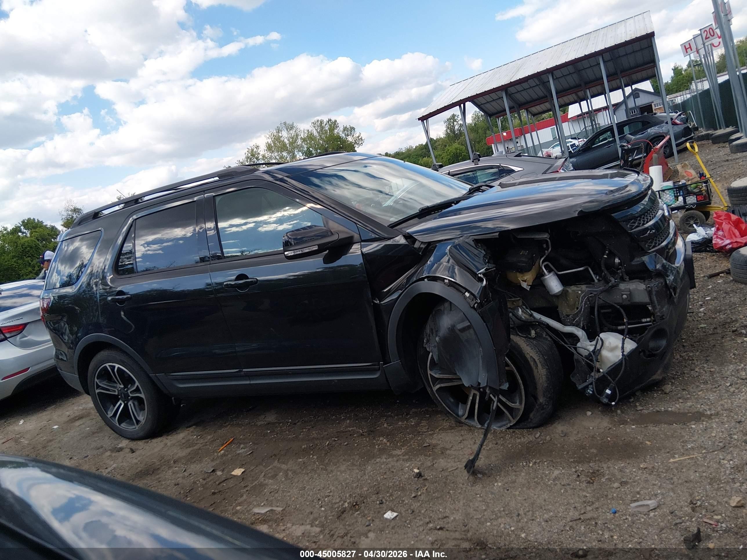 2015 Ford Explorer Sport Black vin: 1FM5K8GT9FGC02829