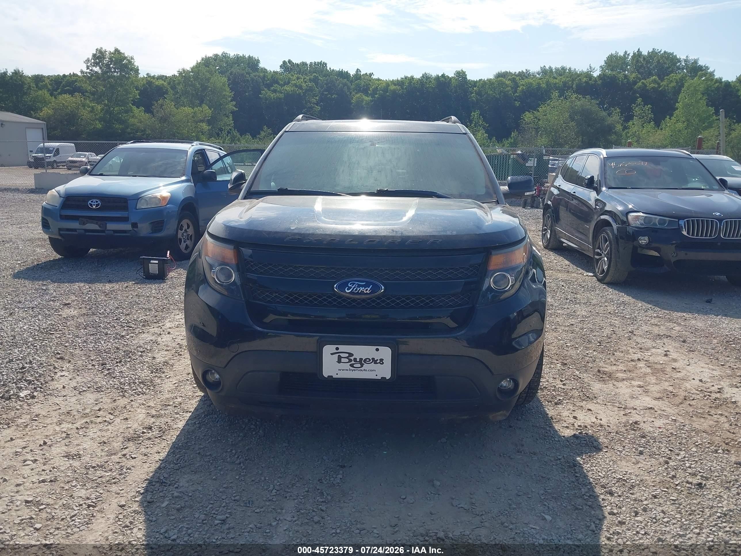 2015 Ford Explorer Sport Black vin: 1FM5K8GT9FGC12194