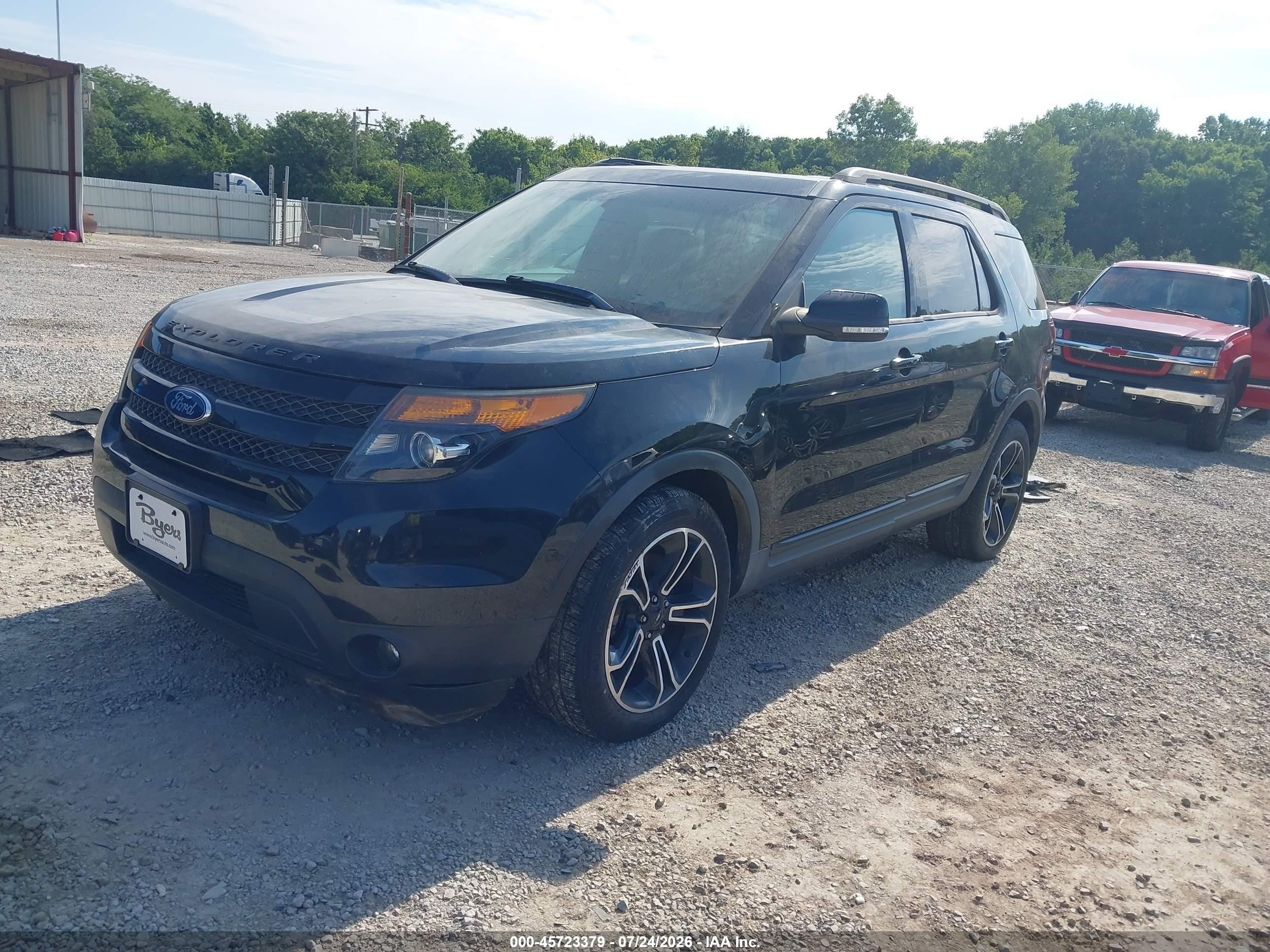 2015 Ford Explorer Sport Black vin: 1FM5K8GT9FGC12194