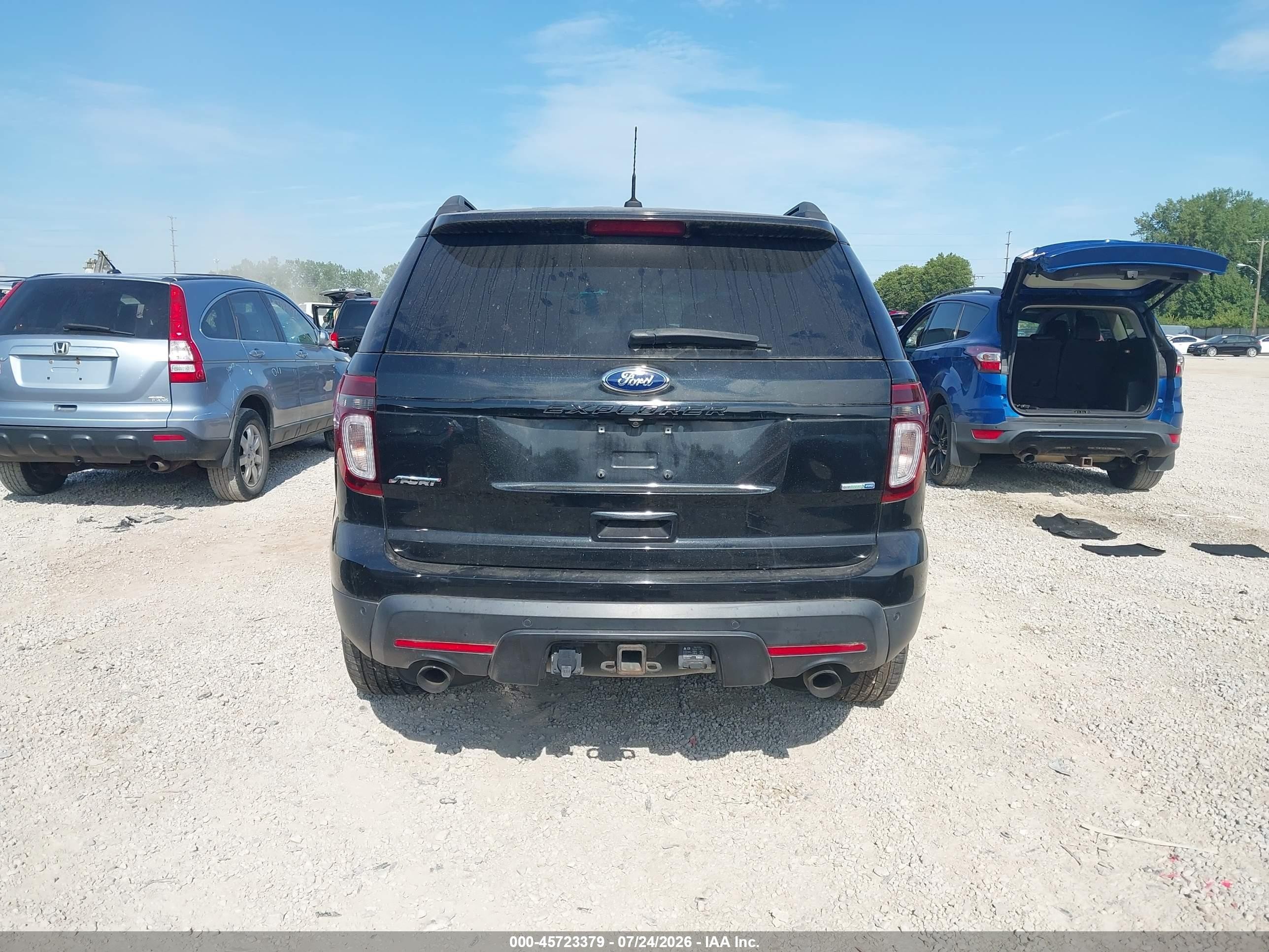 2015 Ford Explorer Sport Black vin: 1FM5K8GT9FGC12194