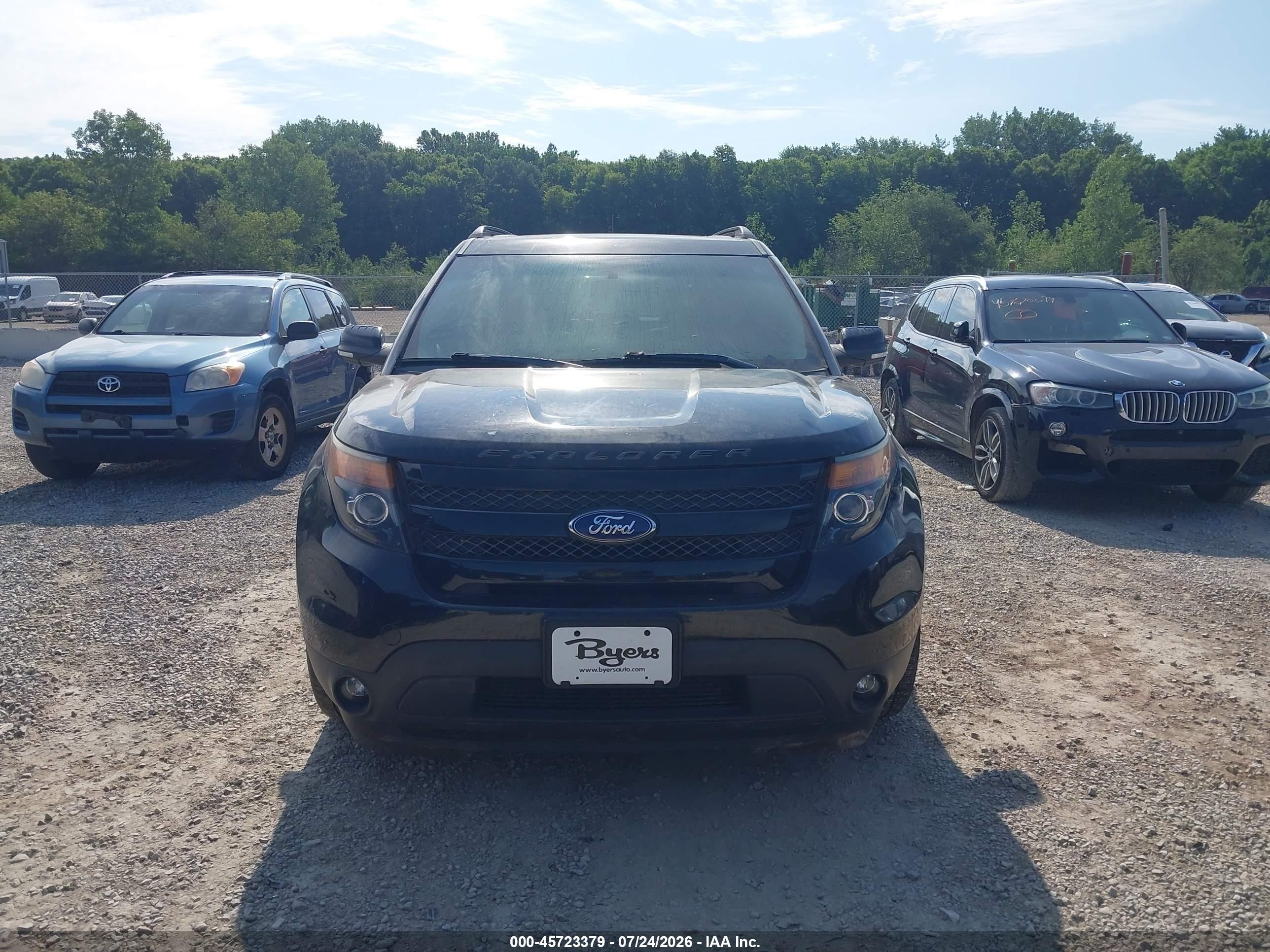 2015 Ford Explorer Sport Black vin: 1FM5K8GT9FGC12194