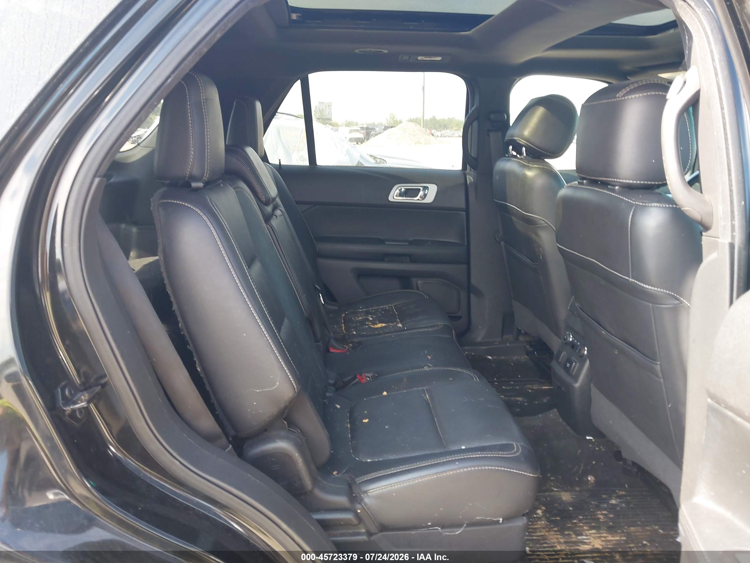 2015 Ford Explorer Sport Black vin: 1FM5K8GT9FGC12194