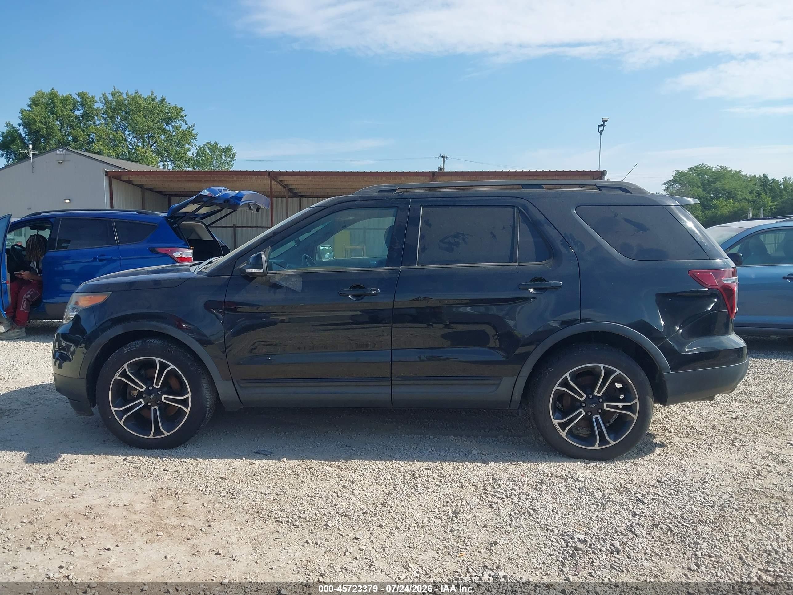 2015 Ford Explorer Sport Black vin: 1FM5K8GT9FGC12194