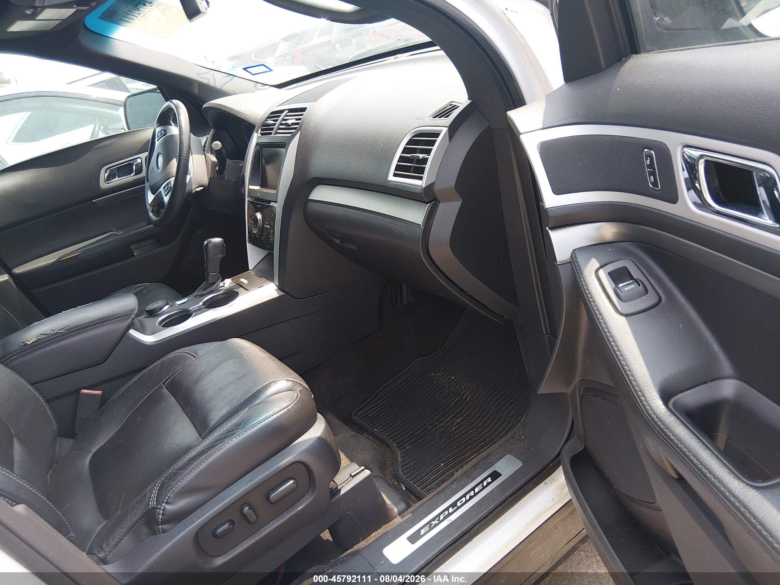 2015 Ford Explorer Sport White vin: 1FM5K8GT9FGC23289