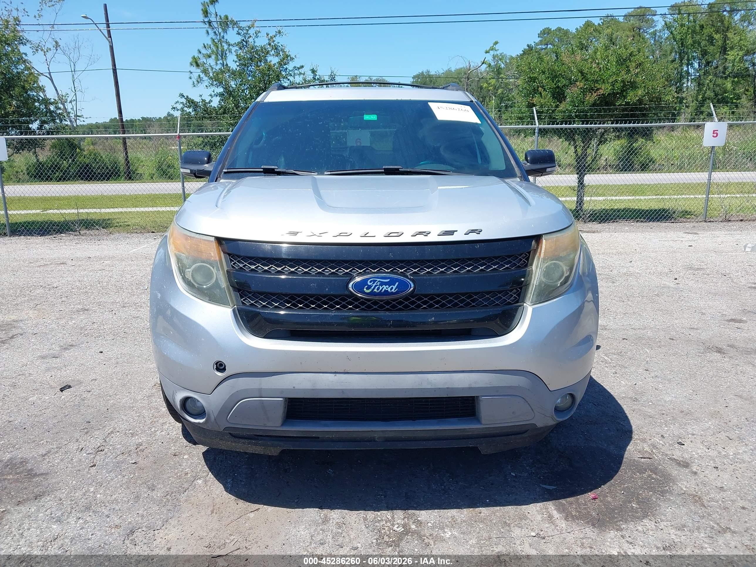 2015 Ford Explorer Sport Silver vin: 1FM5K8GT9FGC34518