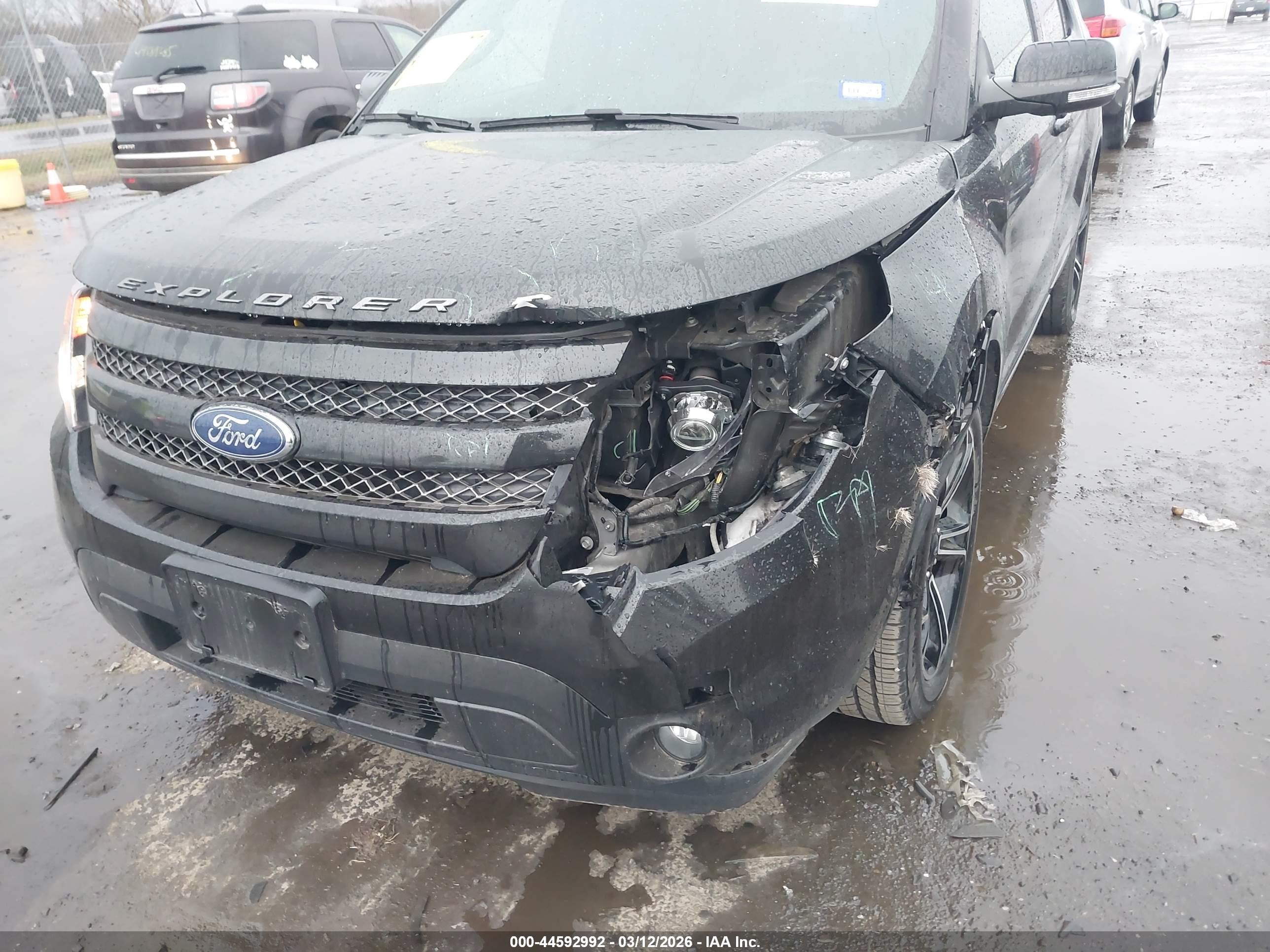 2015 Ford Explorer Sport Black vin: 1FM5K8GT9FGC40089