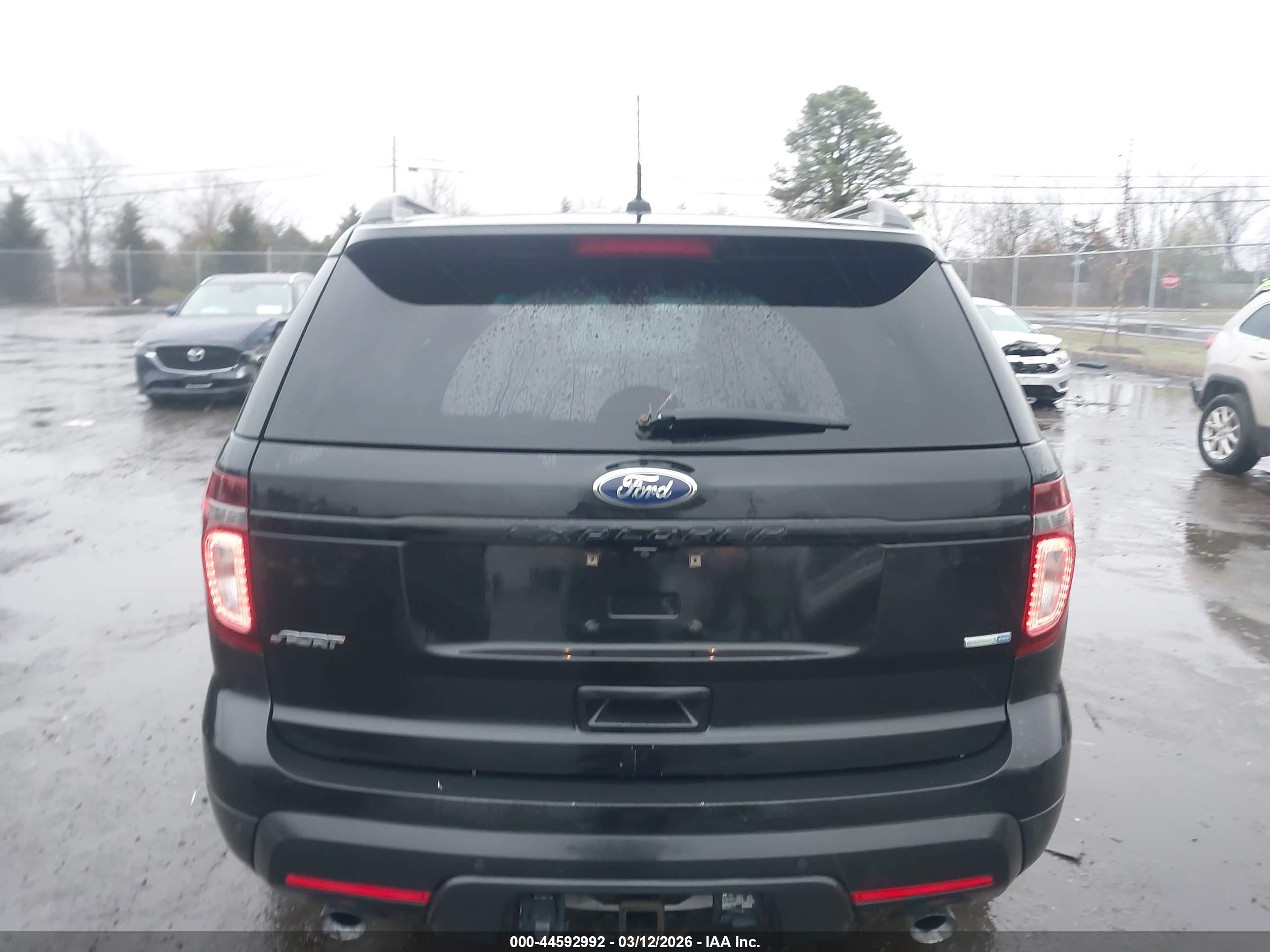2015 Ford Explorer Sport Black vin: 1FM5K8GT9FGC40089
