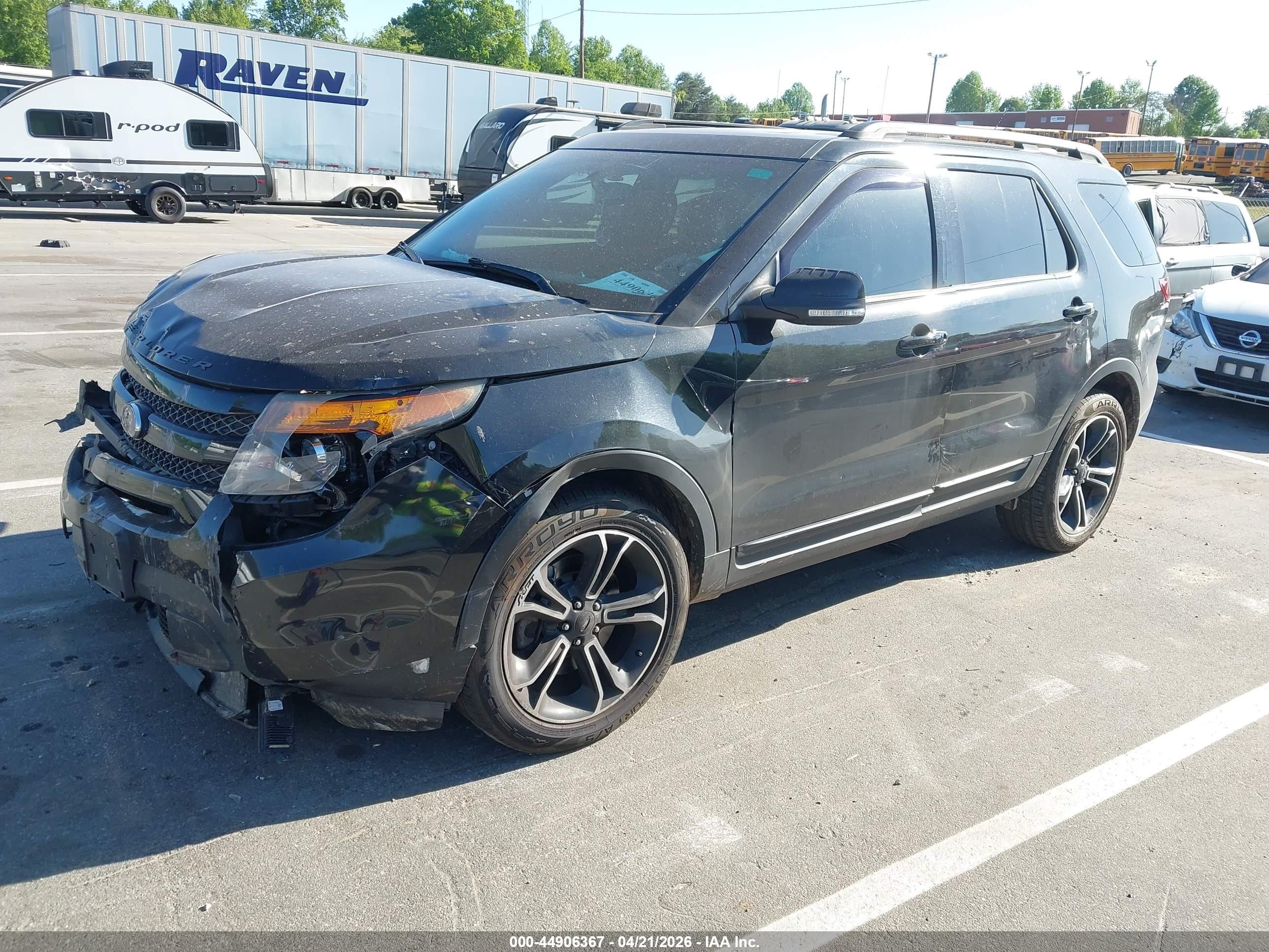 2015 Ford Explorer Sport Black vin: 1FM5K8GT9FGC59130