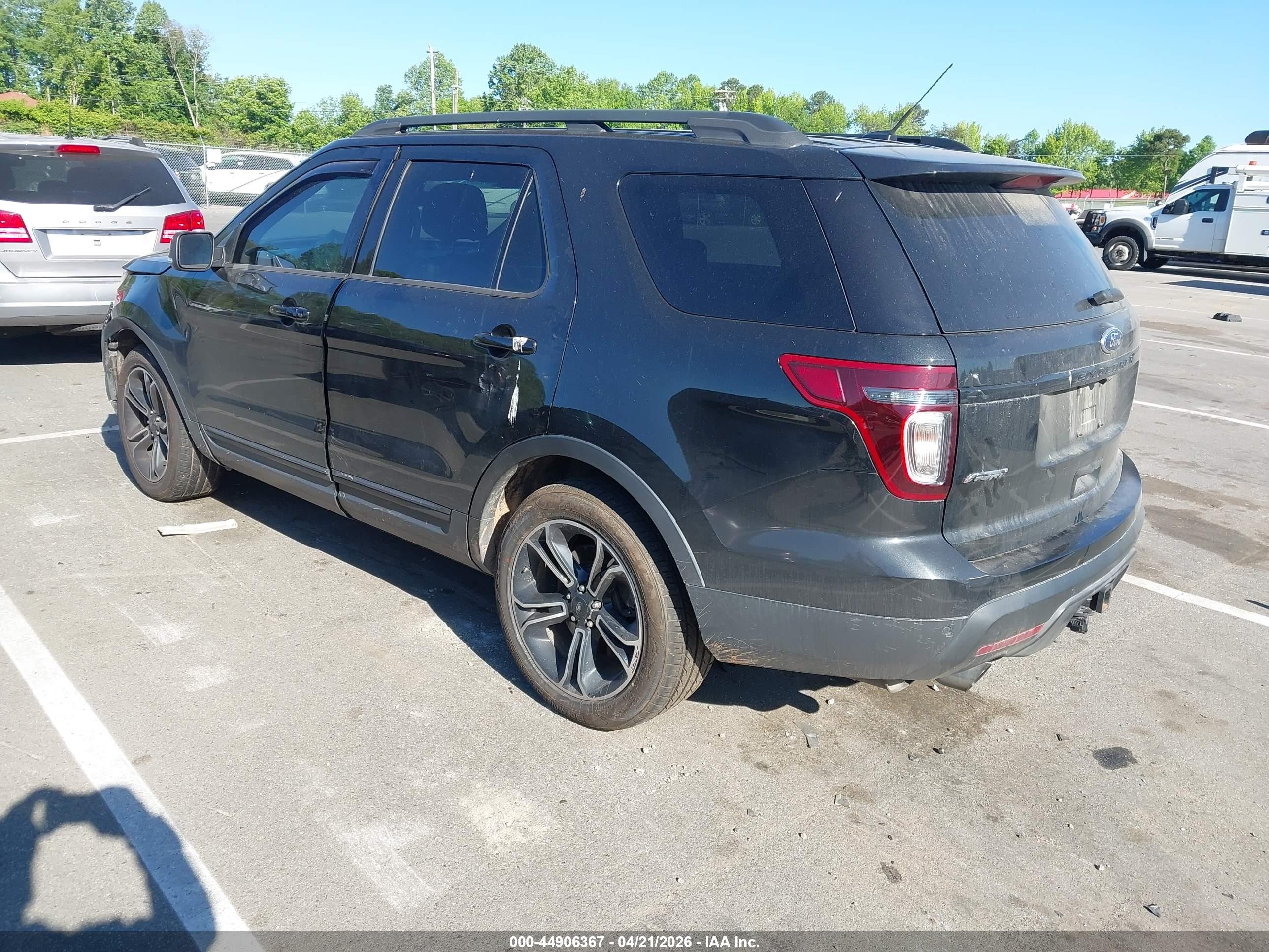 2015 Ford Explorer Sport Black vin: 1FM5K8GT9FGC59130