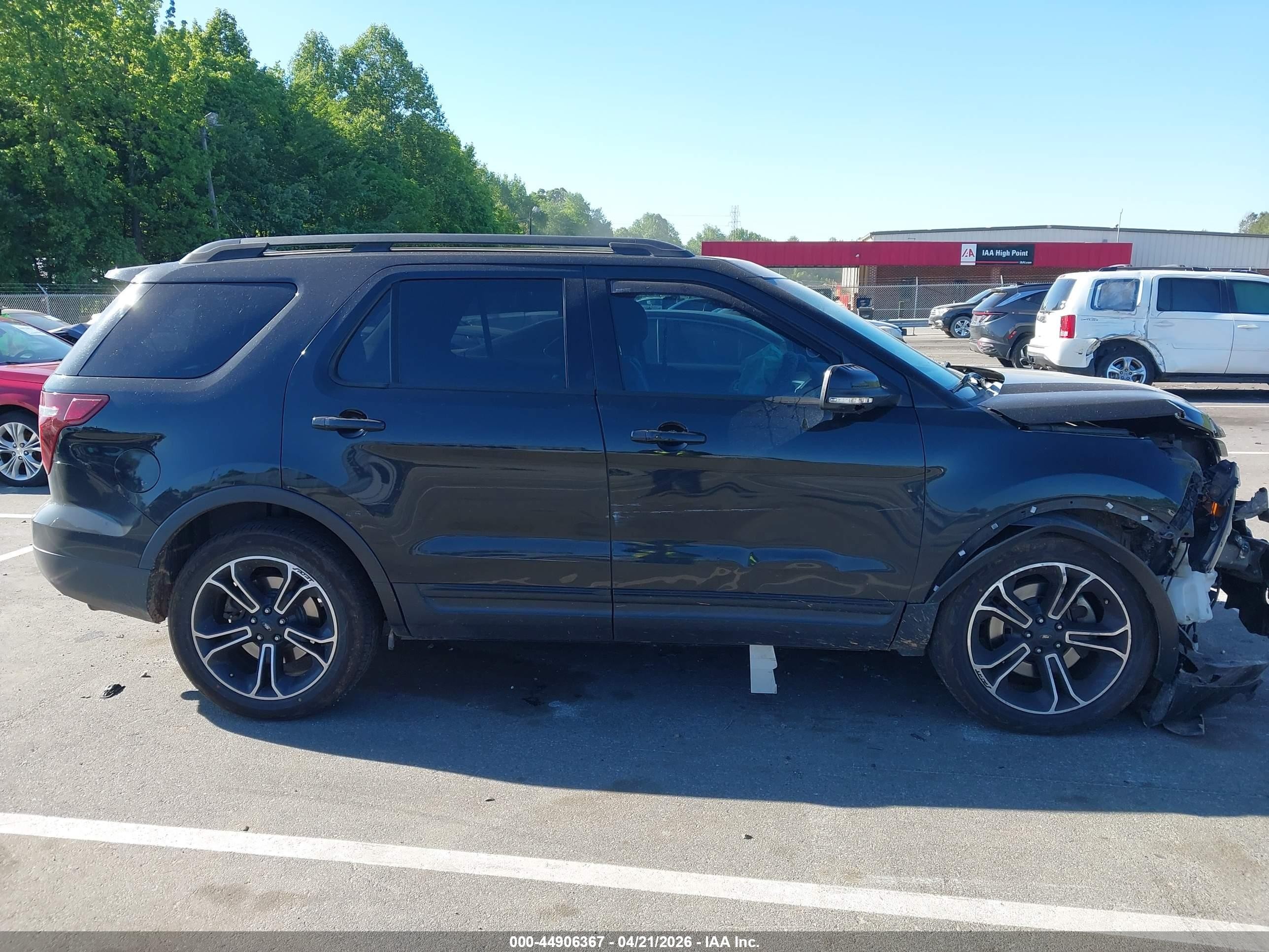 2015 Ford Explorer Sport Black vin: 1FM5K8GT9FGC59130