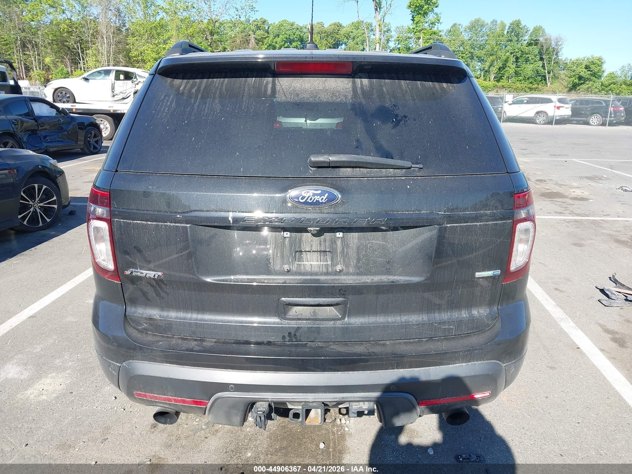 2015 Ford Explorer Sport Black vin: 1FM5K8GT9FGC59130