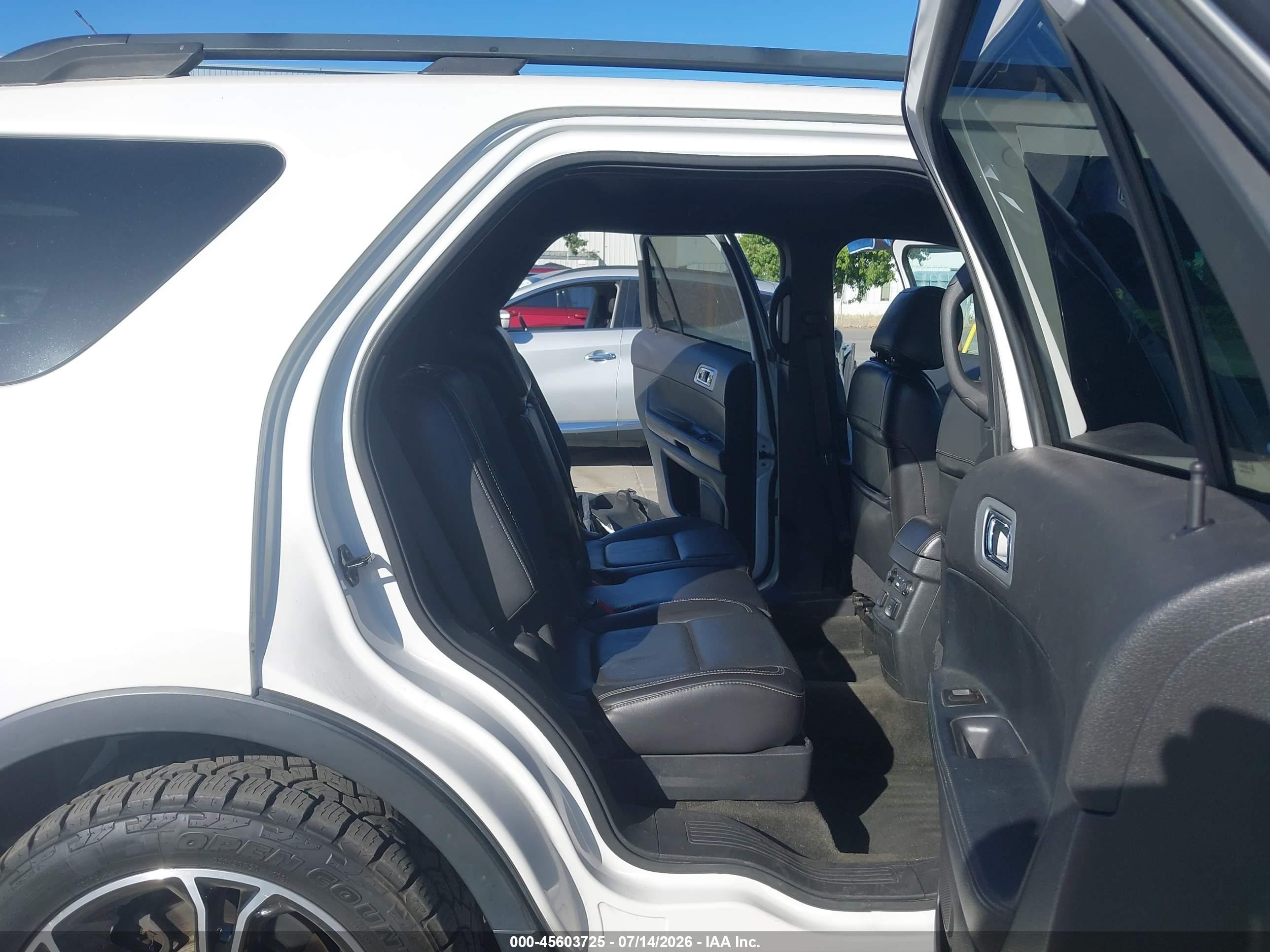 2015 Ford Explorer Sport White vin: 1FM5K8GT9FGC65753
