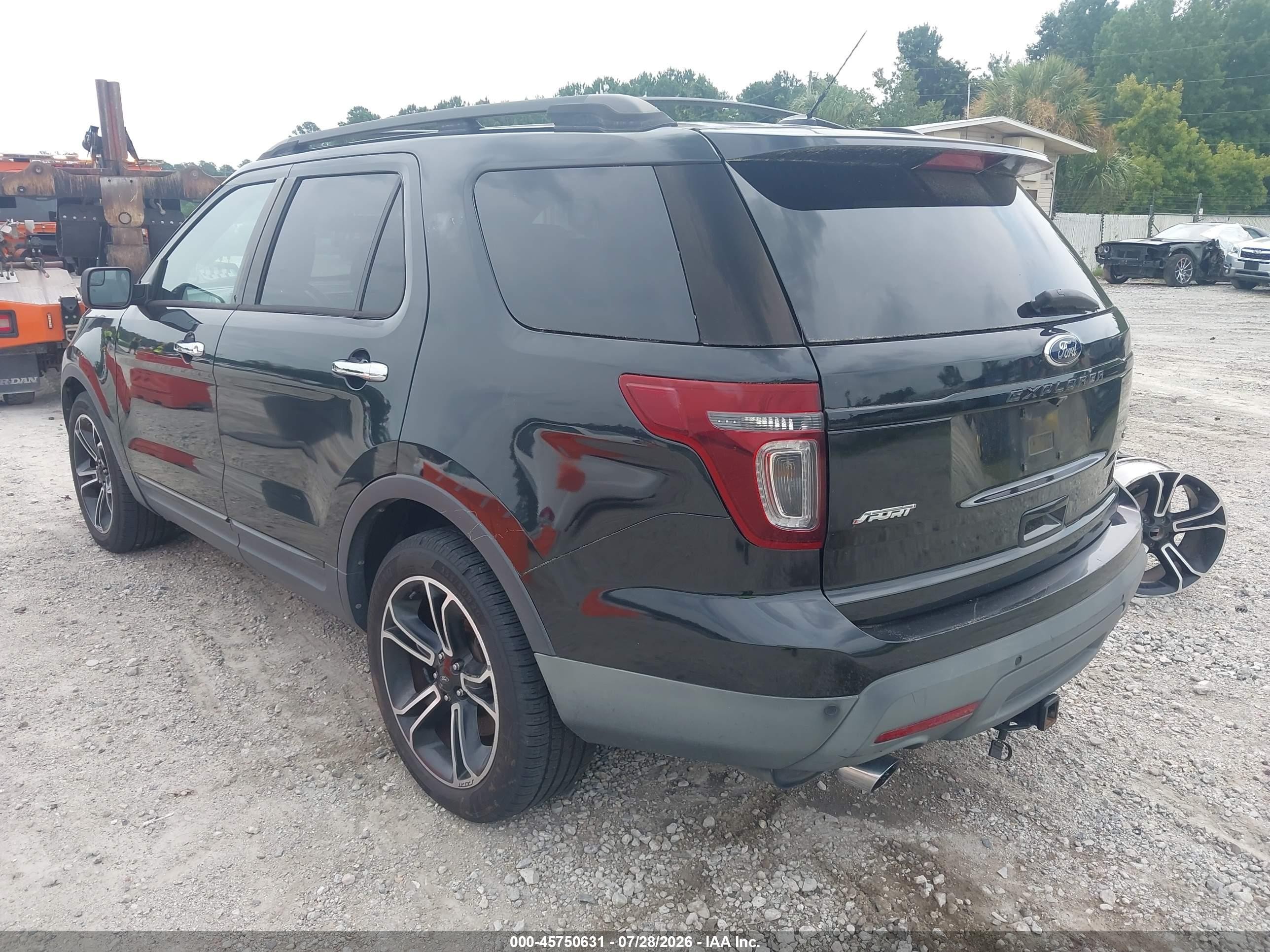 2013 Ford Explorer Sport Черный vin: 1FM5K8GTXDGB54545