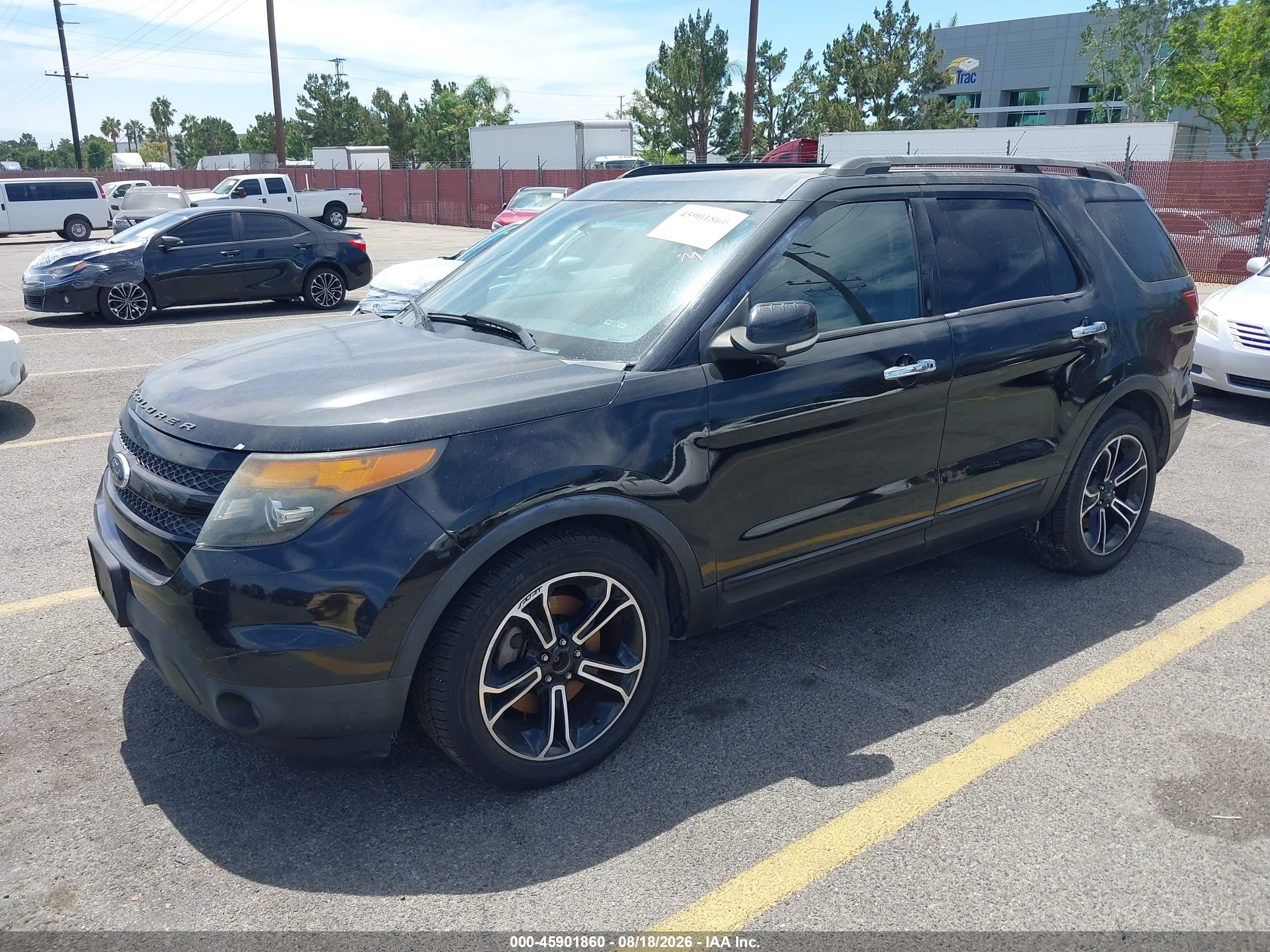 2013 Ford Explorer Sport Черный vin: 1FM5K8GTXDGC06014