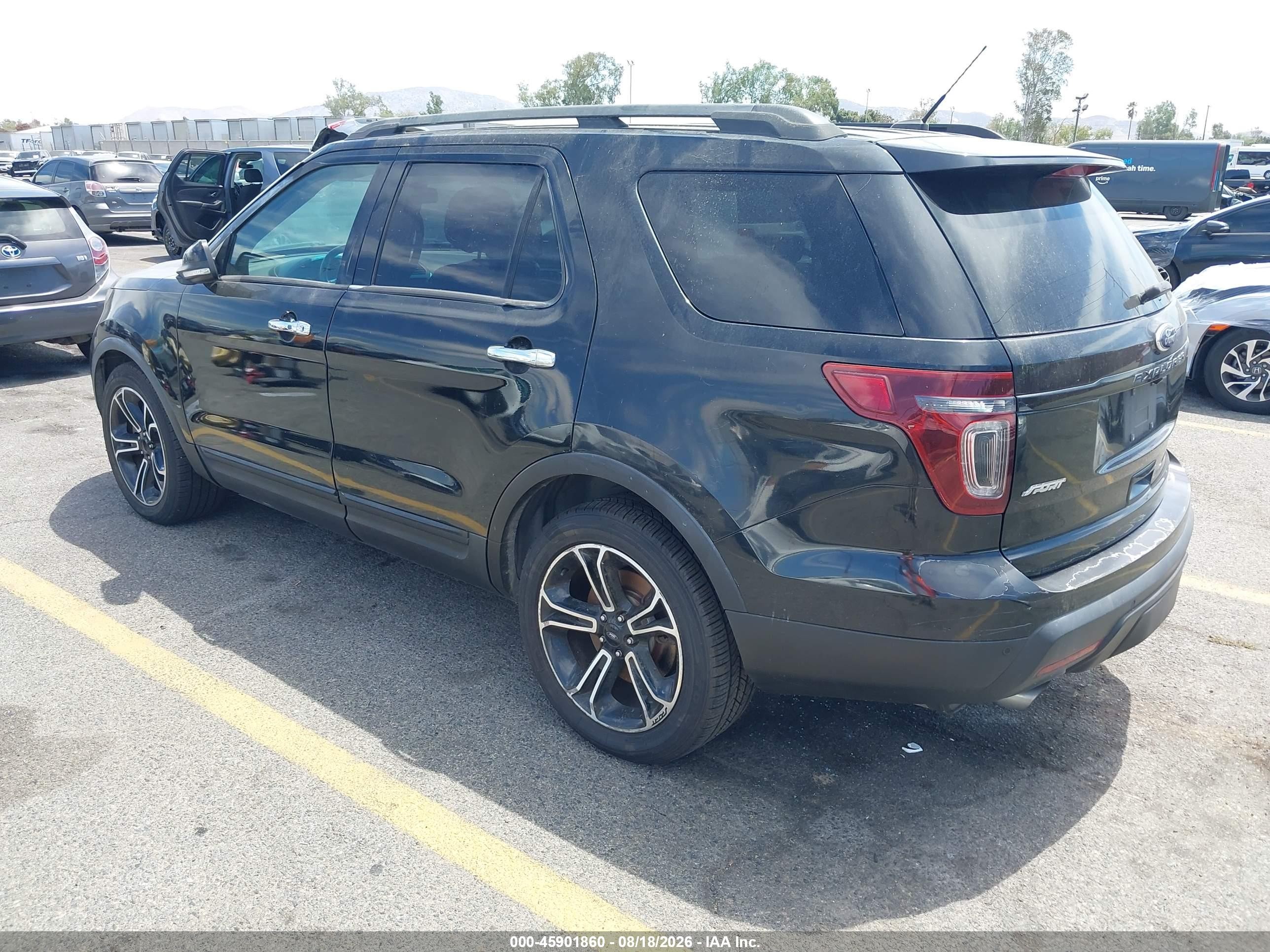 2013 Ford Explorer Sport Черный vin: 1FM5K8GTXDGC06014