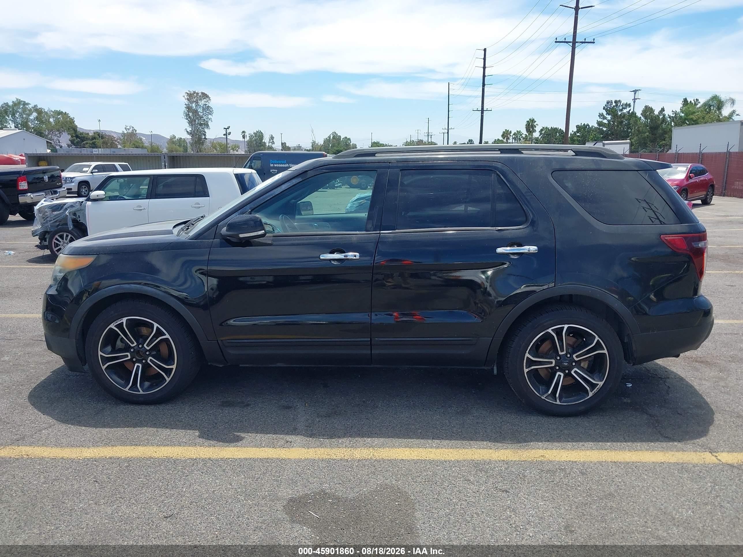 2013 Ford Explorer Sport Черный vin: 1FM5K8GTXDGC06014