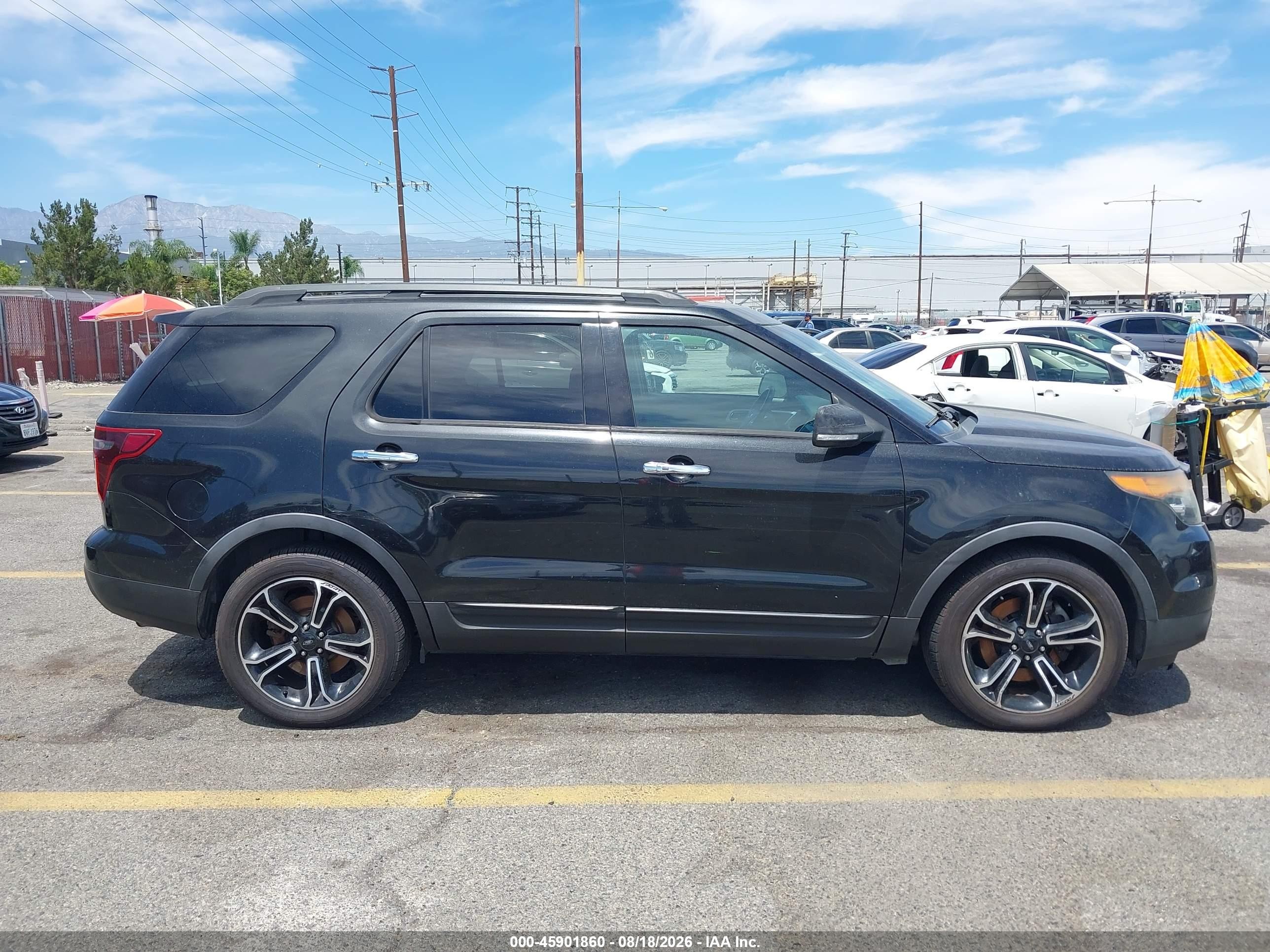 2013 Ford Explorer Sport Черный vin: 1FM5K8GTXDGC06014