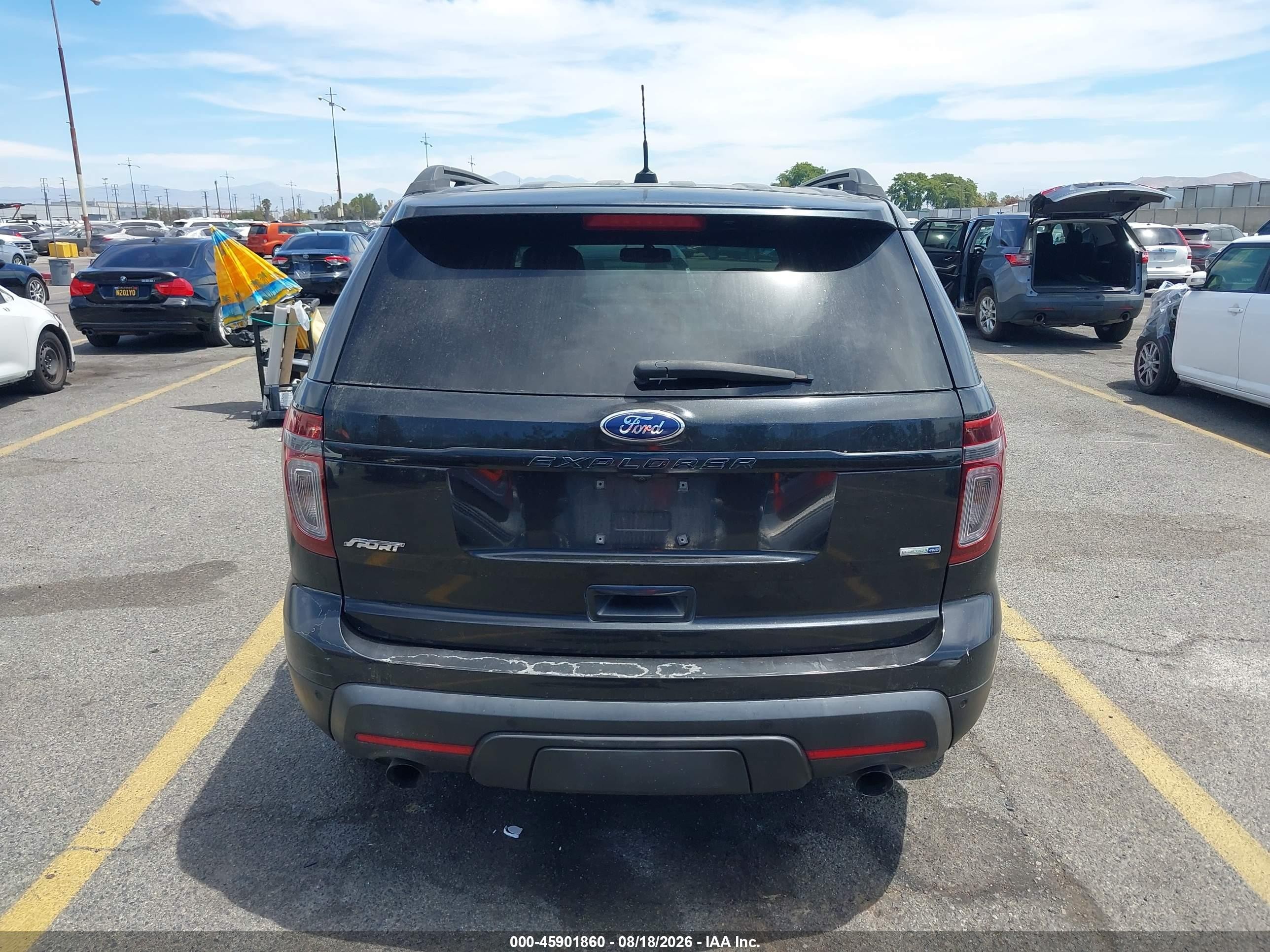 2013 Ford Explorer Sport Черный vin: 1FM5K8GTXDGC06014