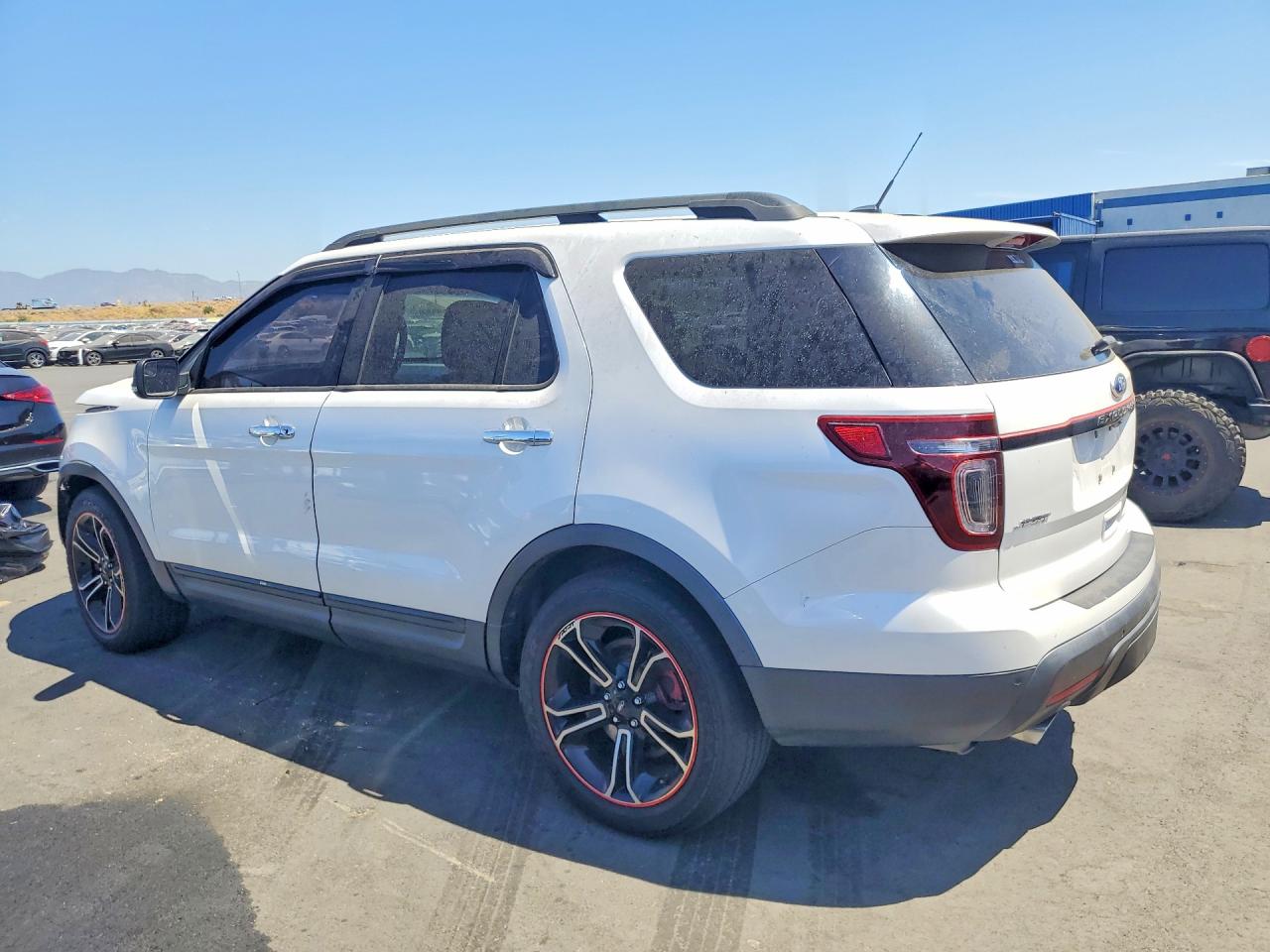 2013 Ford Explorer Sport White vin: 1FM5K8GTXDGC61756