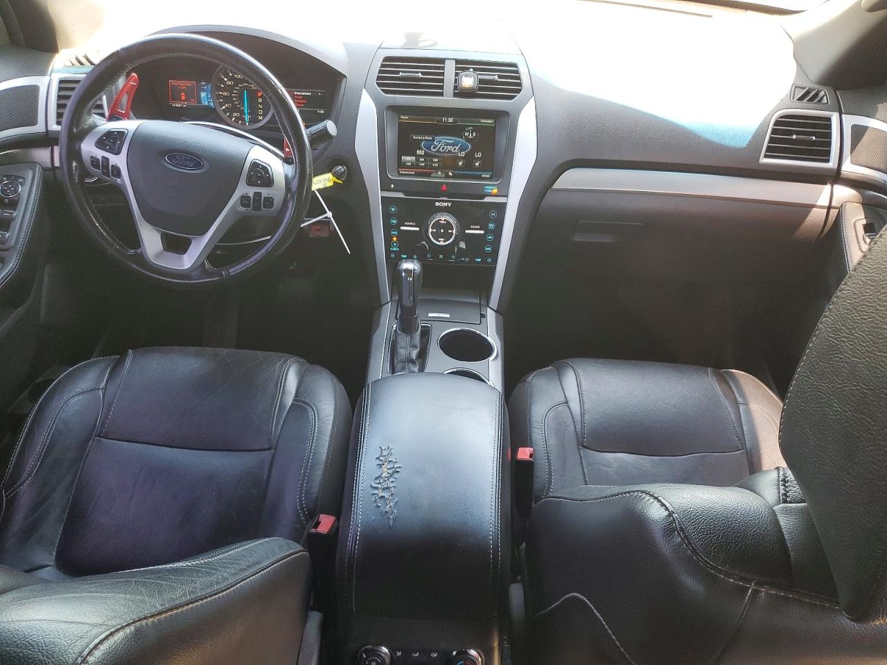 2013 Ford Explorer Sport White vin: 1FM5K8GTXDGC61756