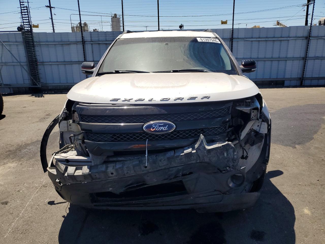 2013 Ford Explorer Sport White vin: 1FM5K8GTXDGC61756