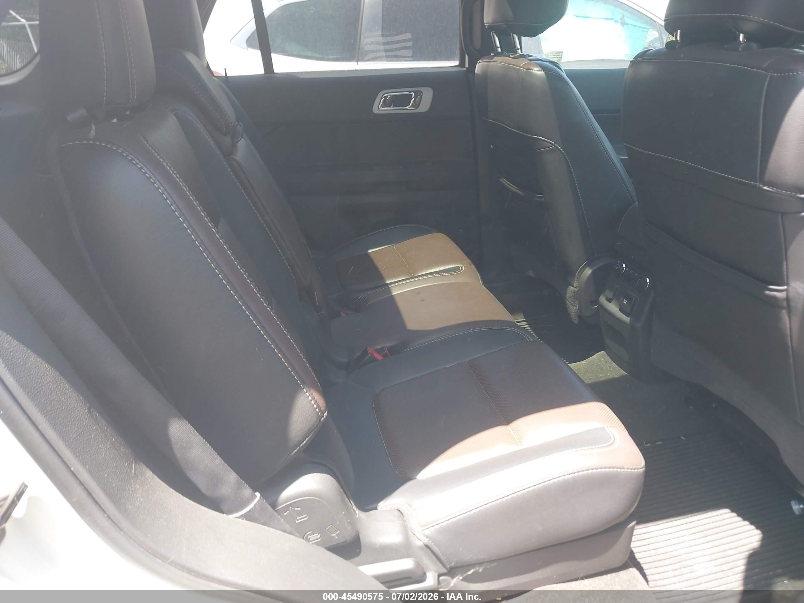 2013 Ford Explorer Sport White vin: 1FM5K8GTXDGC76094