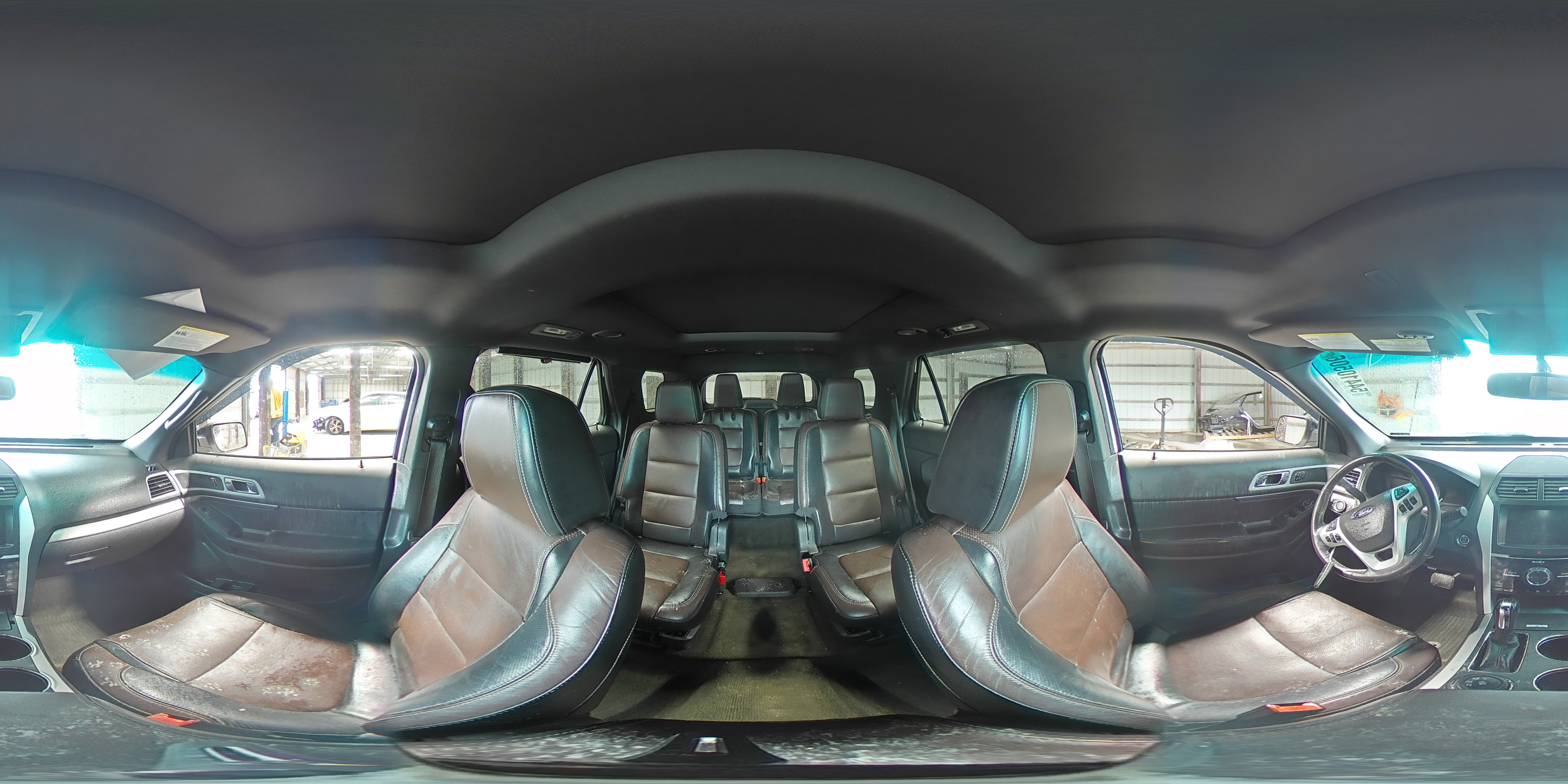 2014 Ford Explorer Sport White vin: 1FM5K8GTXEGA17915