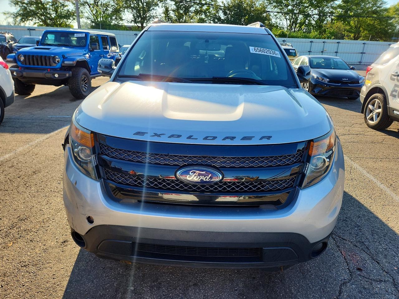 2014 Ford Explorer Sport Silver vin: 1FM5K8GTXEGA93098