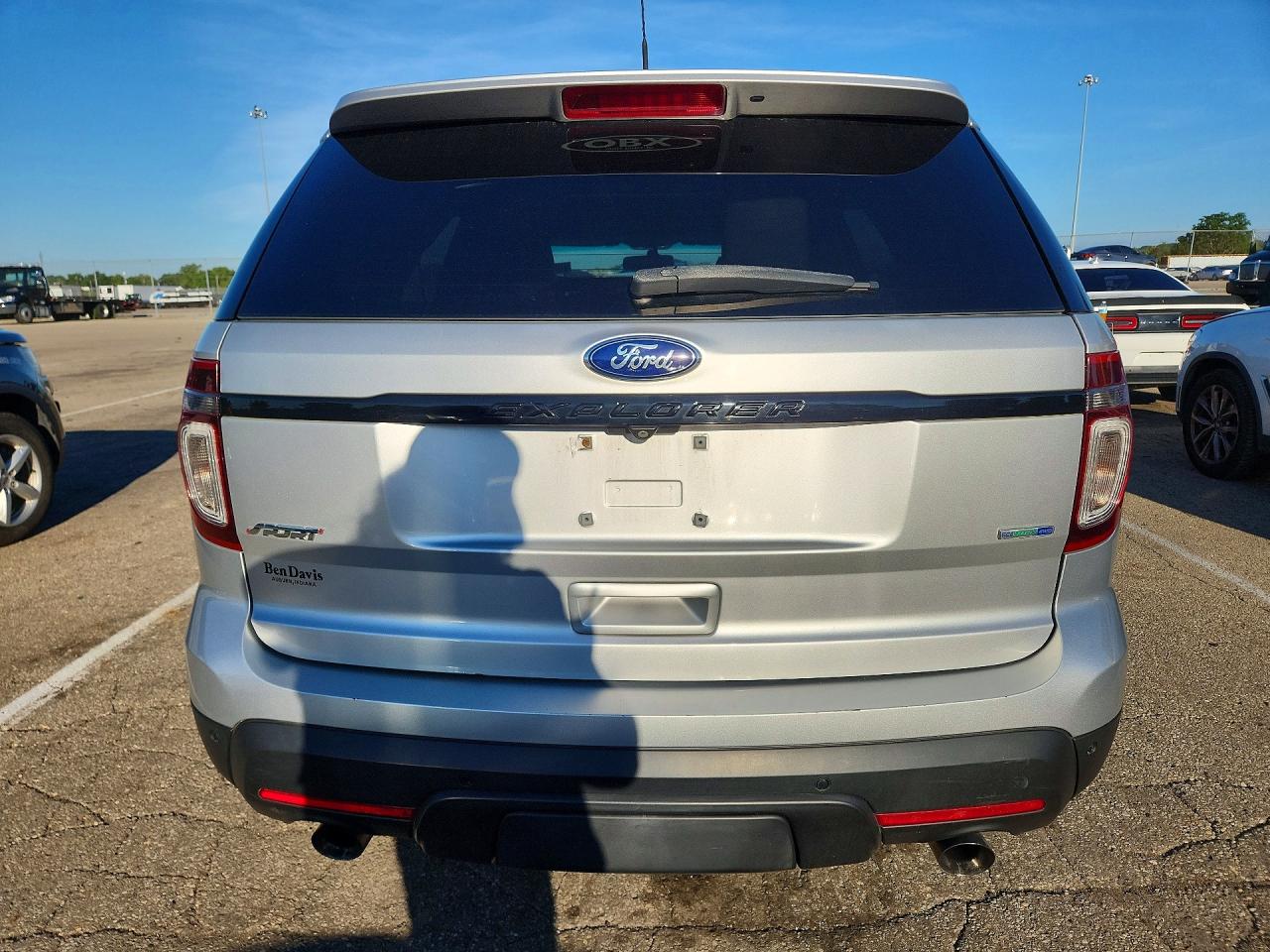 2014 Ford Explorer Sport Silver vin: 1FM5K8GTXEGA93098