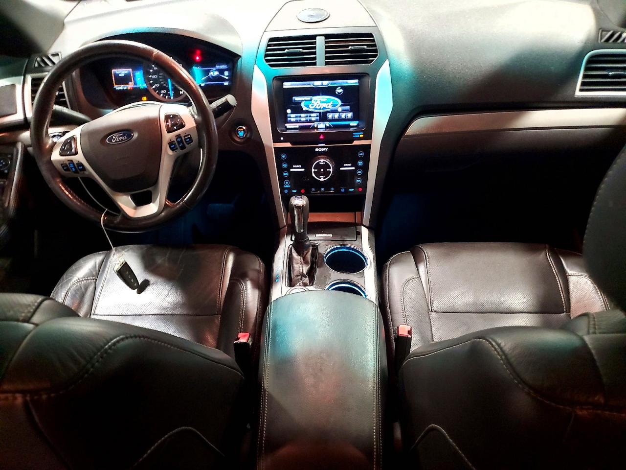 2014 Ford Explorer Sport White vin: 1FM5K8GTXEGA95921