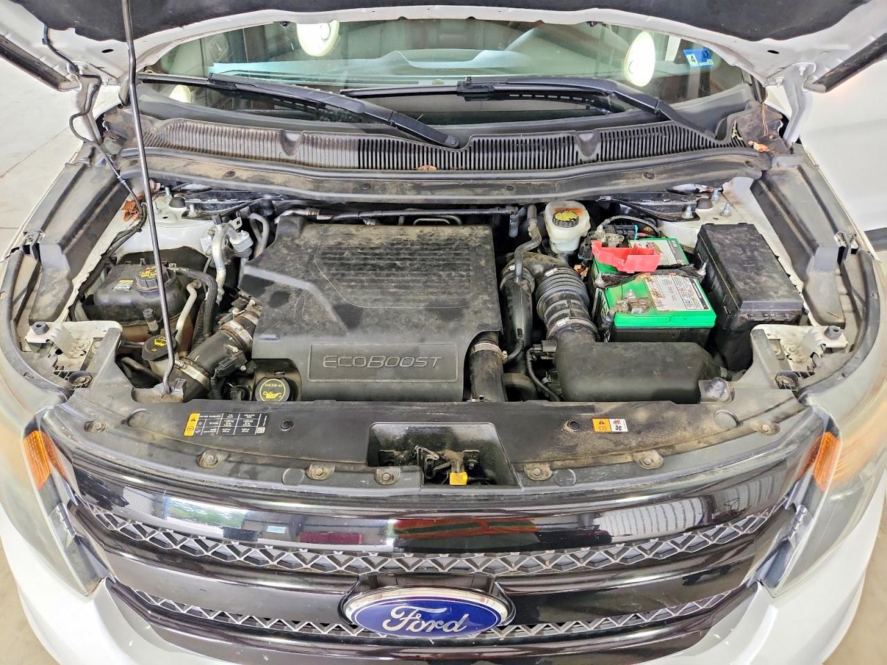 2014 Ford Explorer Sport White vin: 1FM5K8GTXEGC05723