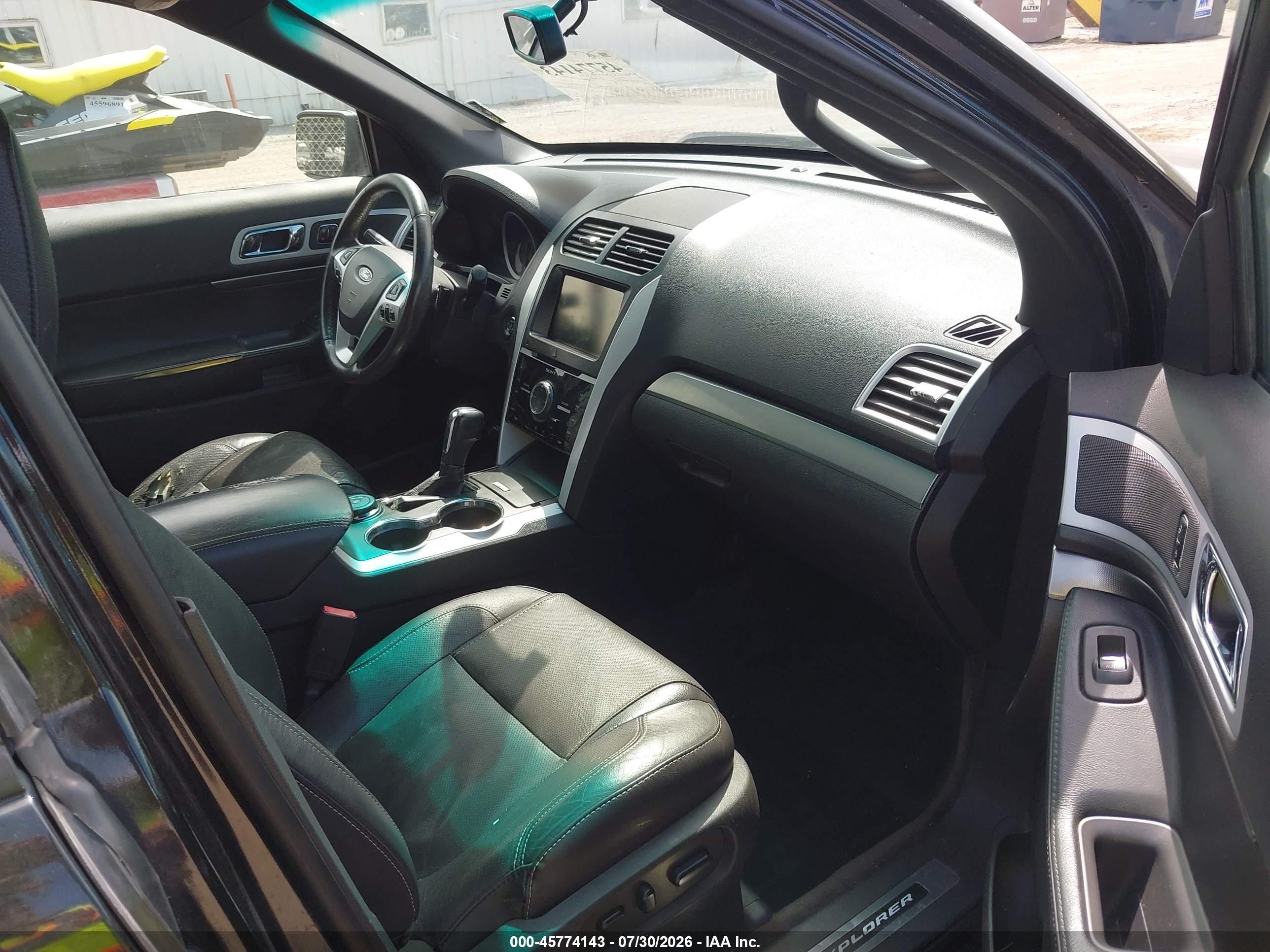 2014 Ford Explorer Sport Black vin: 1FM5K8GTXEGC34154
