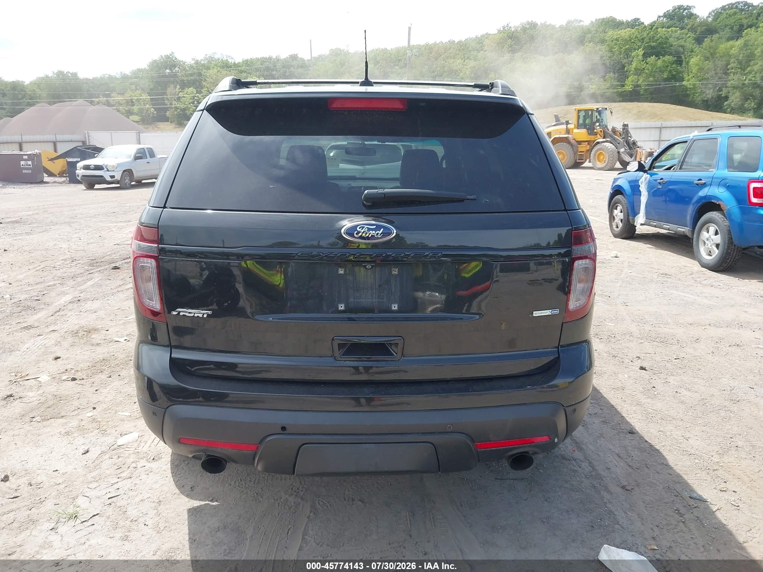 2014 Ford Explorer Sport Black vin: 1FM5K8GTXEGC34154