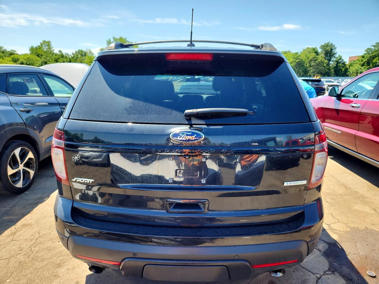 2015 Ford Explorer Sport Black vin: 1FM5K8GTXFGA24008