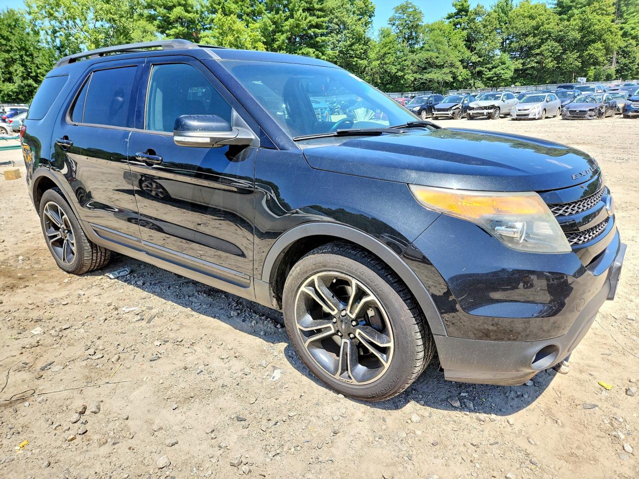 2015 Ford Explorer Sport Black vin: 1FM5K8GTXFGA30732