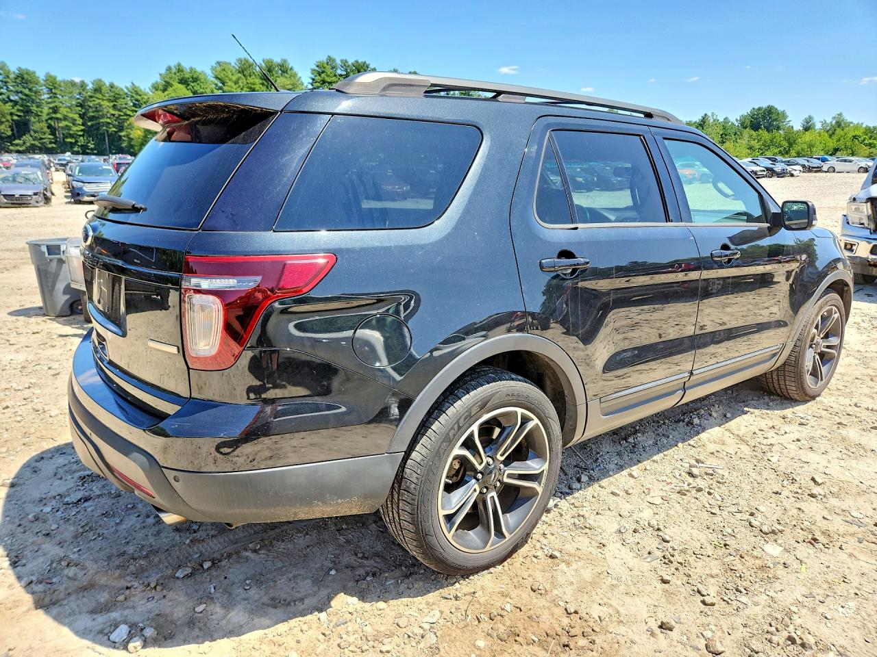 2015 Ford Explorer Sport Black vin: 1FM5K8GTXFGA30732