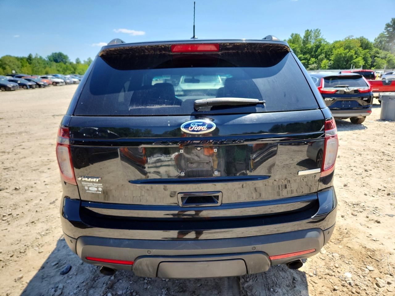 2015 Ford Explorer Sport Black vin: 1FM5K8GTXFGA30732